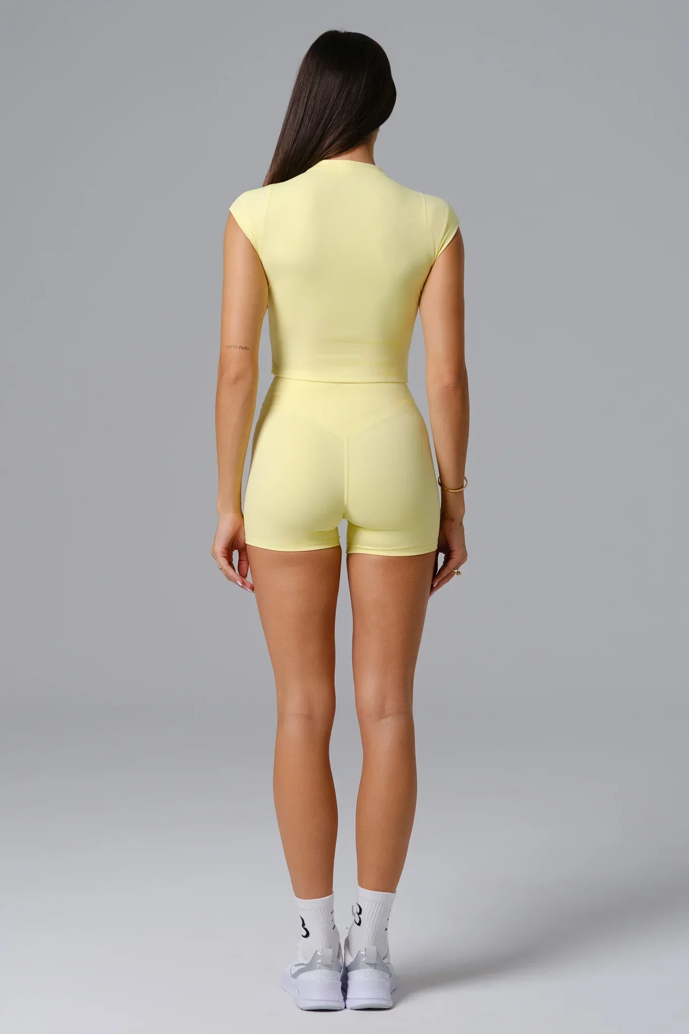 Alexa Crop Top - Lemon - Image 4