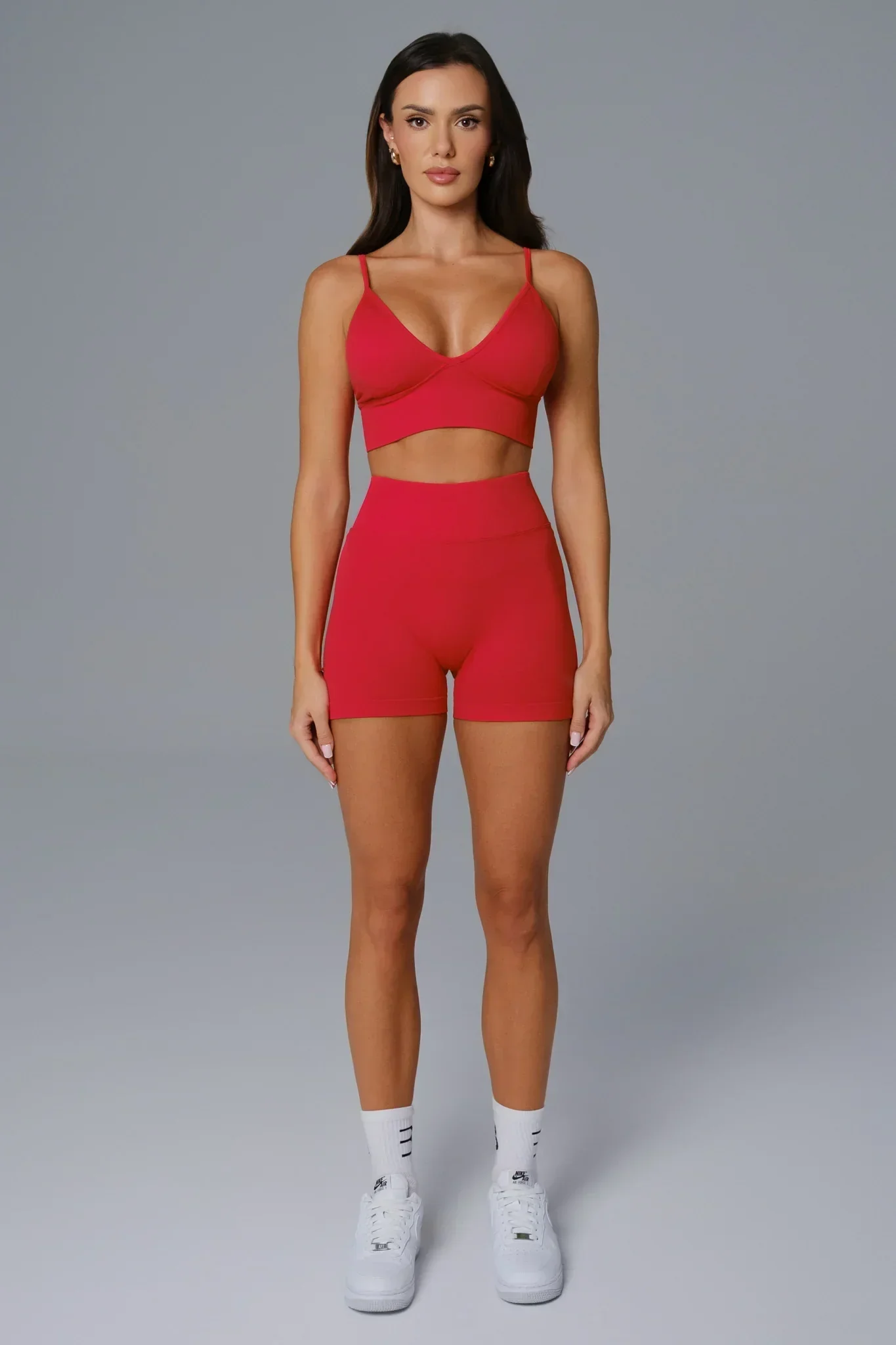 Asha Sports Bra - Rouge Red - Image 5