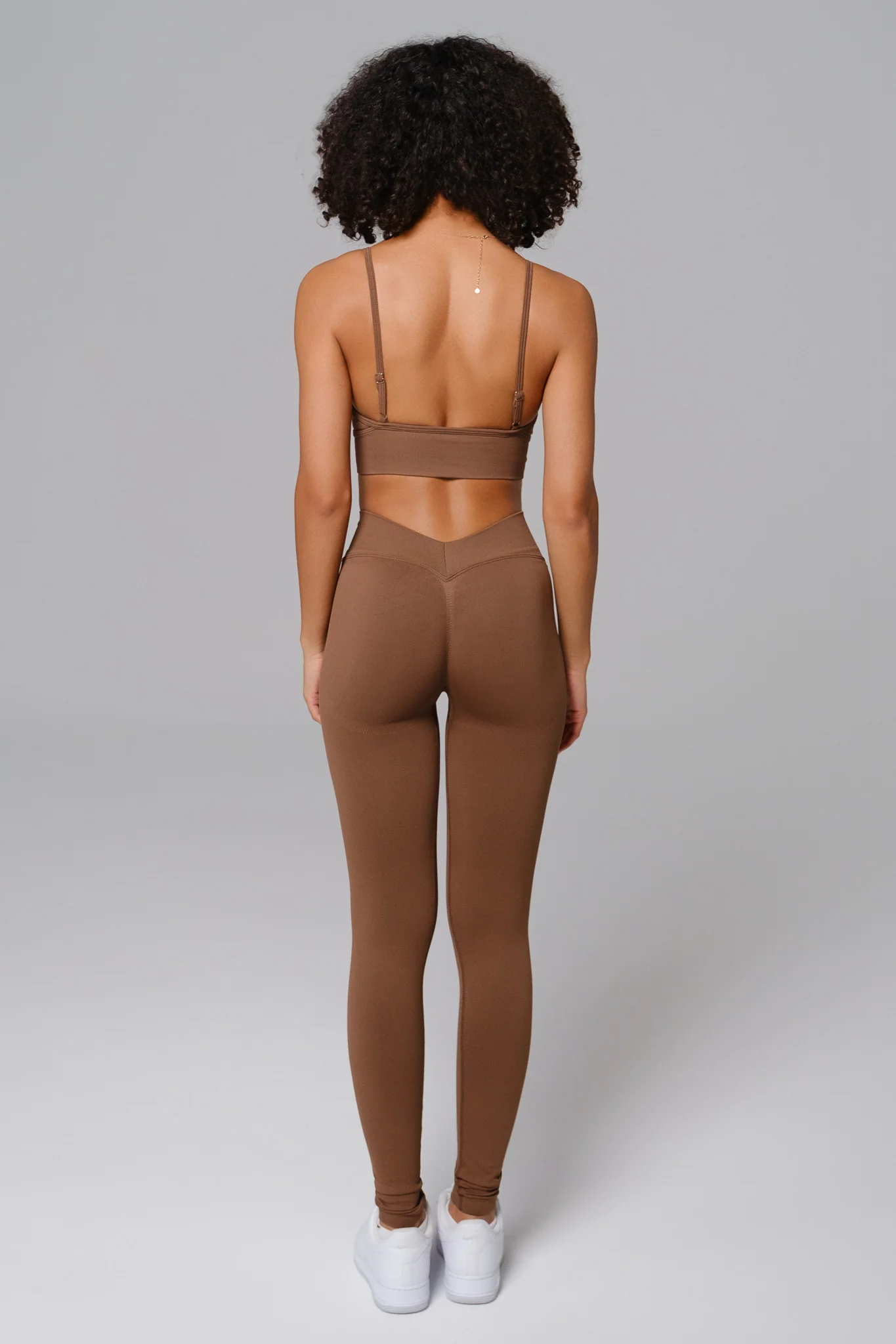 Asha Sports Bra - Clove (FINAL SALE) - Image 4