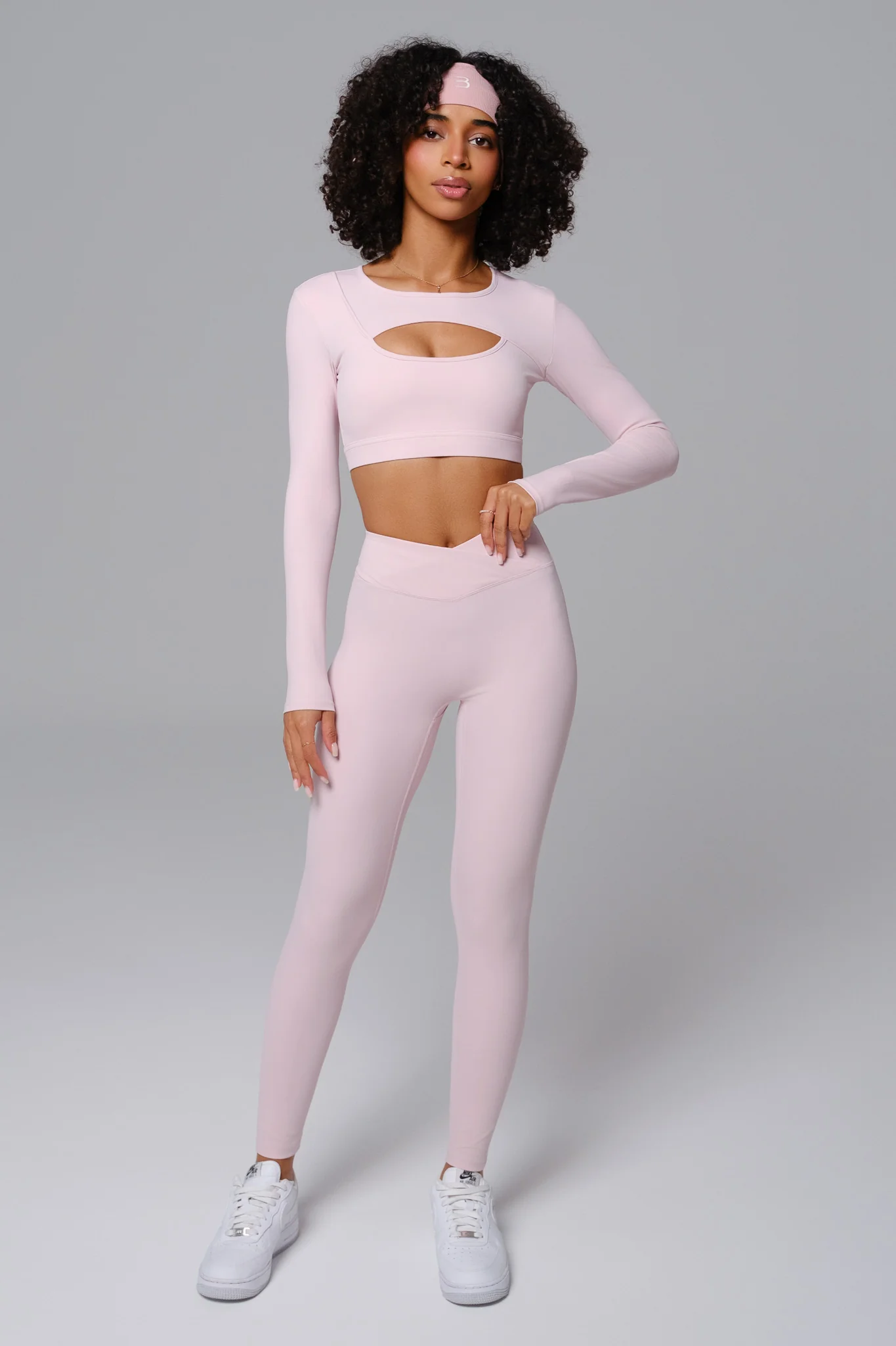 Ashley Leggings - Blush Pink (FINAL SALE) - Image 3