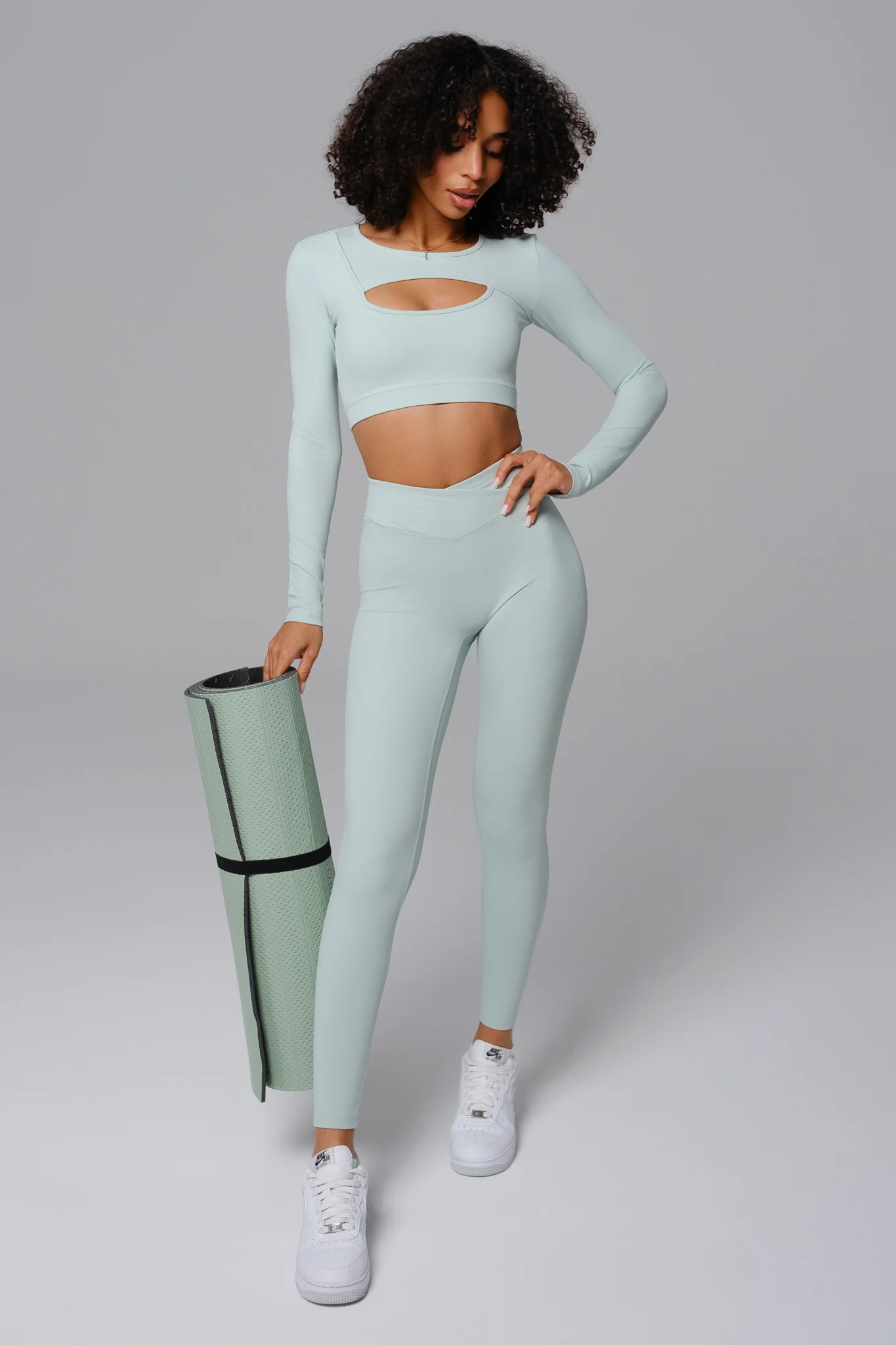 Ashley Long Sleeve Top - Mint (FINAL SALE) - Image 6