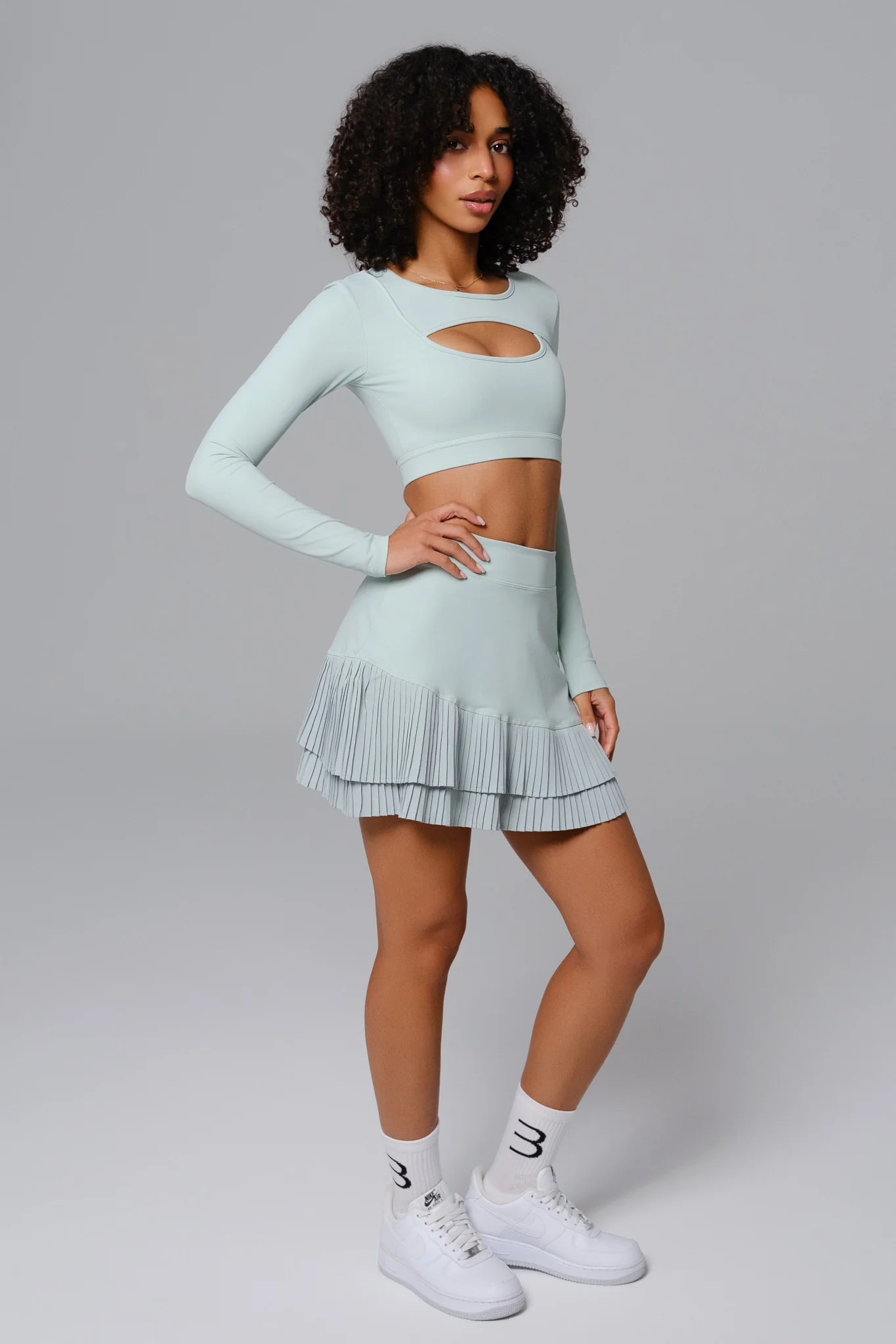 Ashley Long Sleeve Top - Mint (FINAL SALE) - Image 4