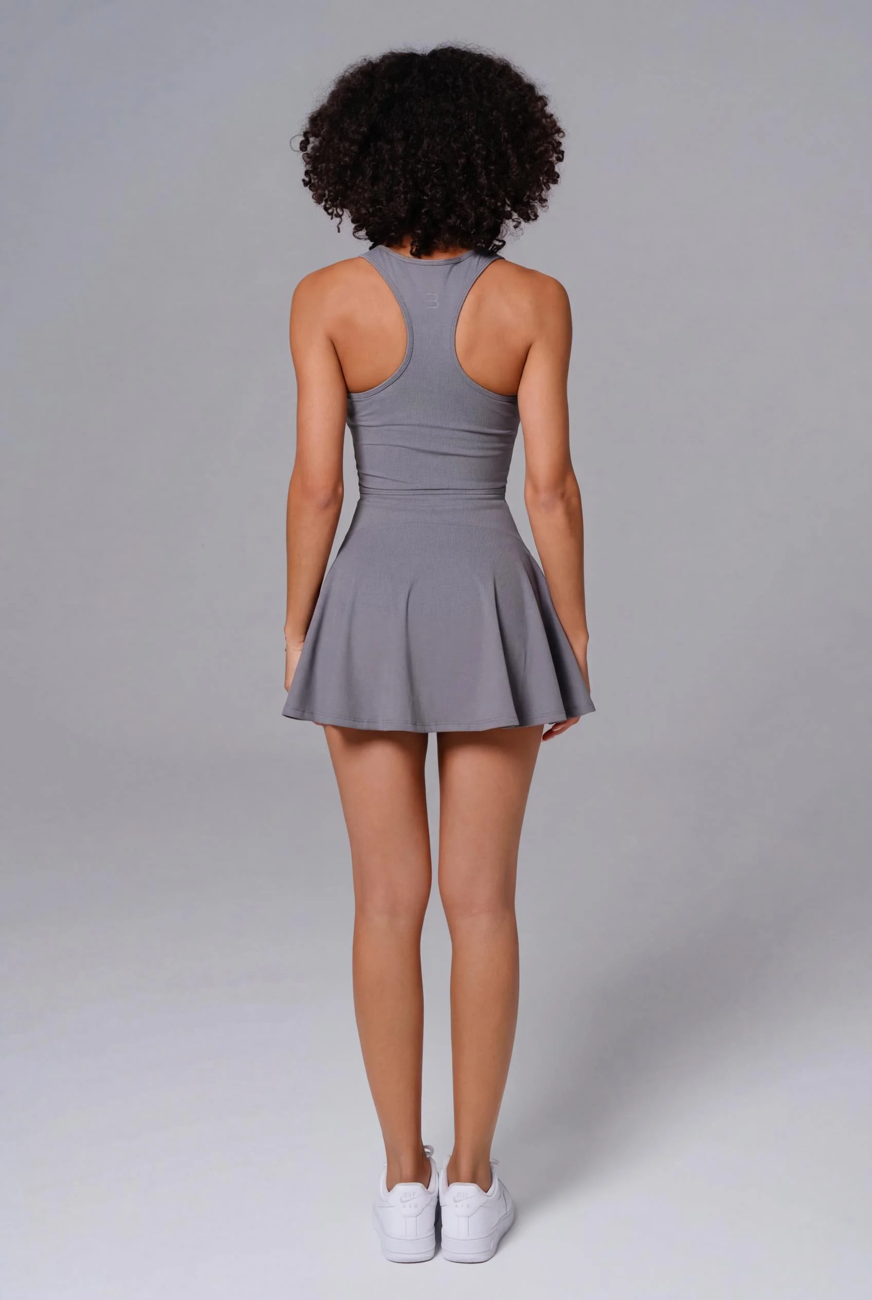 Audrey Mini Dress - Aesthetic Gray - Image 3