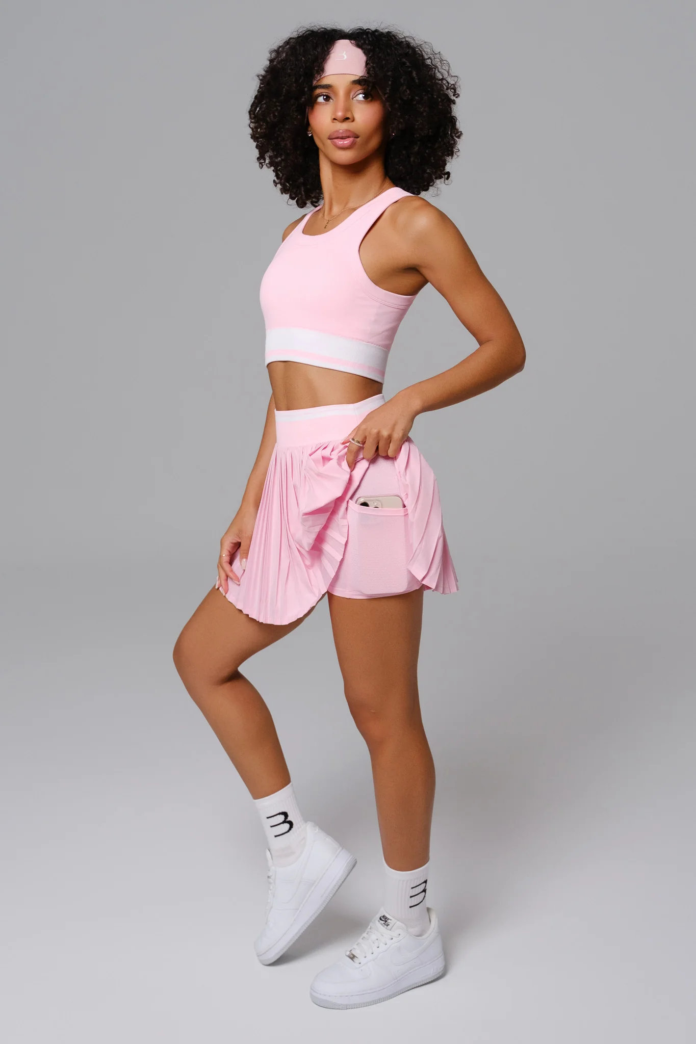 Avery Mini Skirt - Light Pink - Image 4