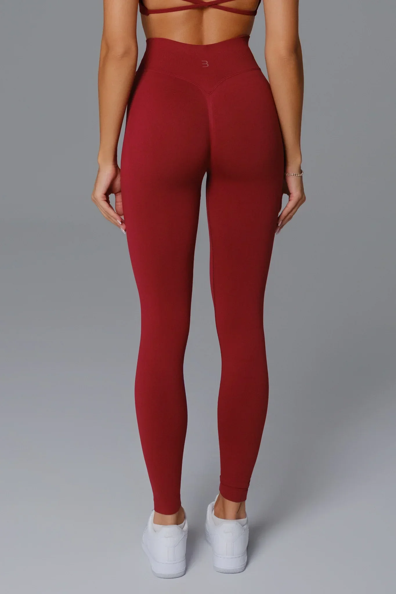 Briana Leggings - Maroon - Image 3