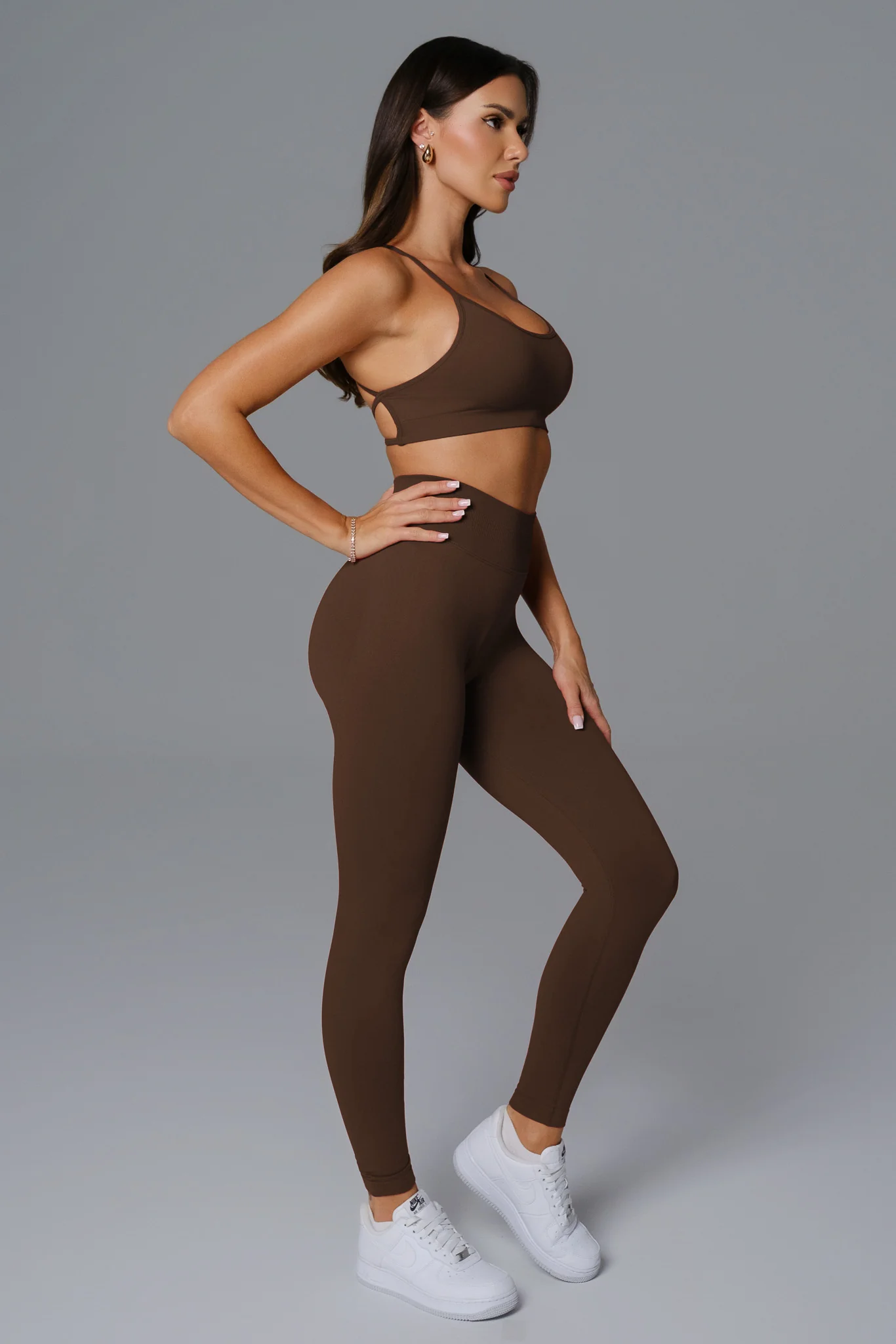 Briana Leggings - Dark Brown (FINAL SALE) - Image 4