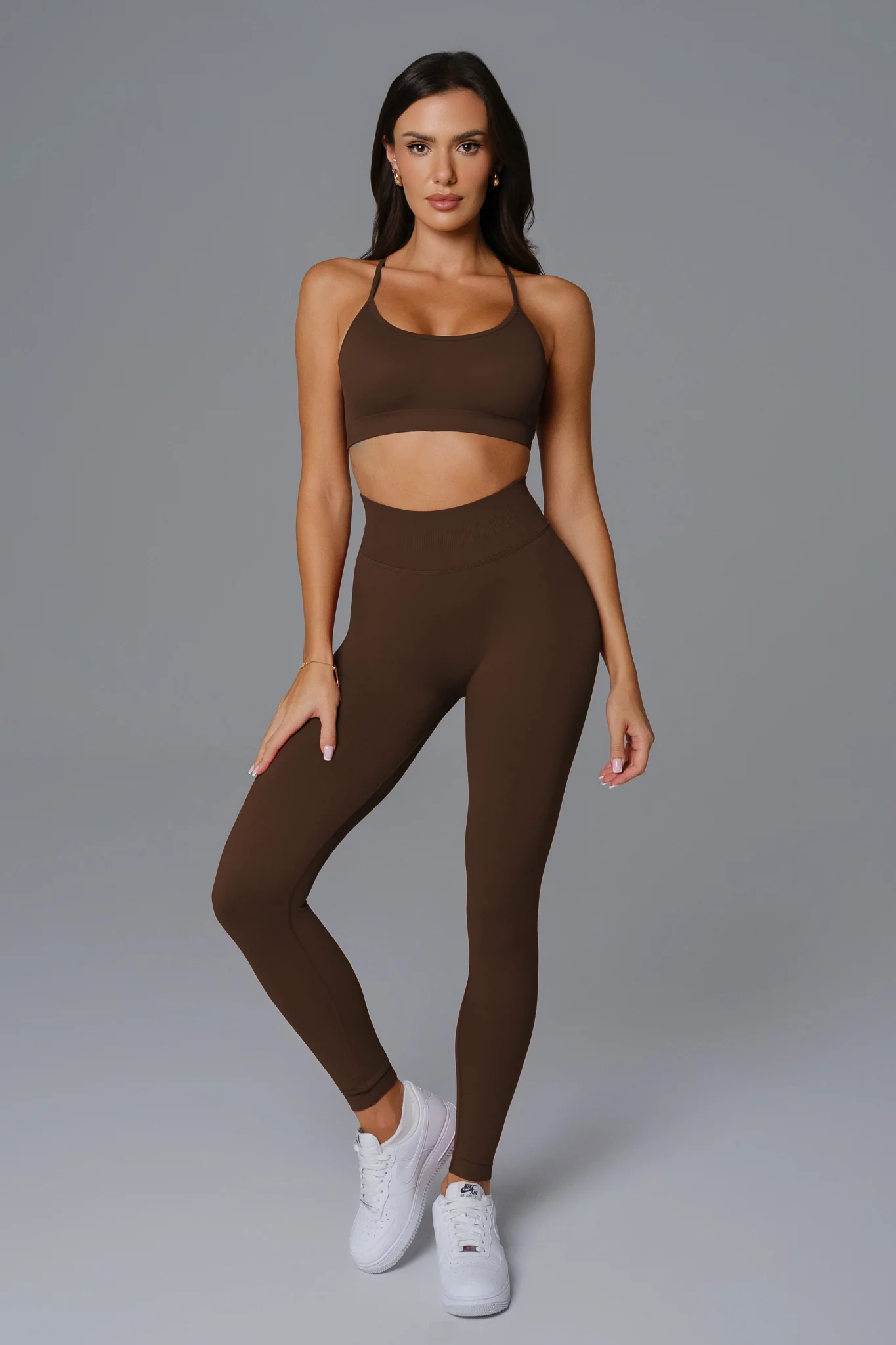 Briana Leggings - Dark Brown (FINAL SALE) - Image 5