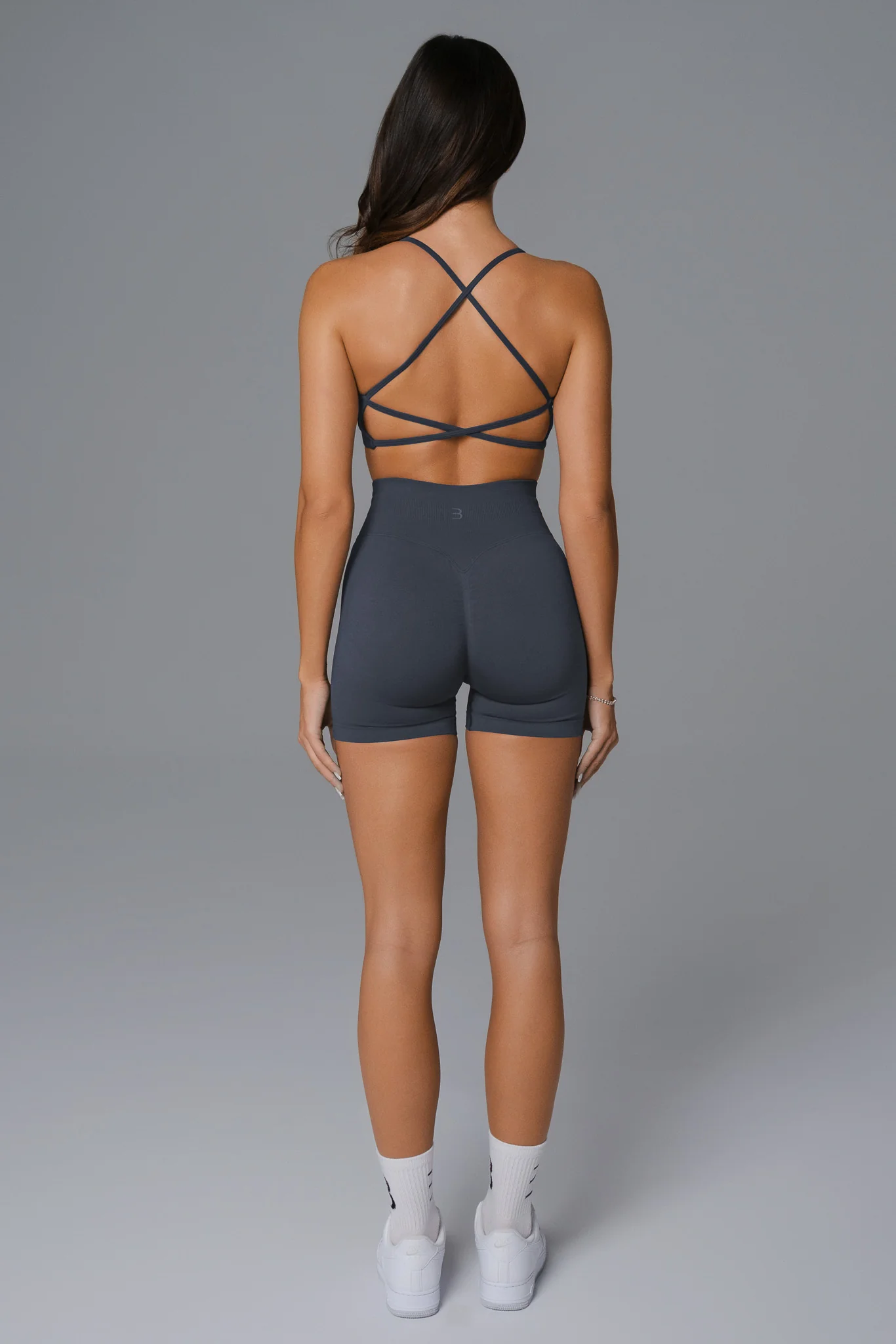 Briana Shorts - Charcoal Navy (FINAL SALE) - Image 4