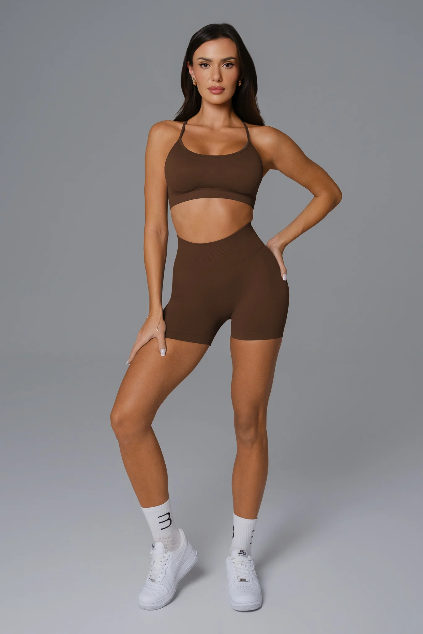Briana Shorts - Dark Brown (FINAL SALE) - Image 3