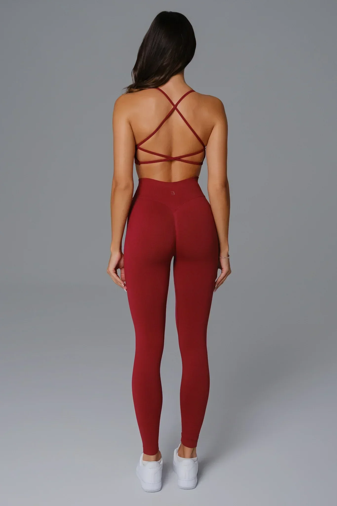 Briana Leggings - Maroon - Image 6