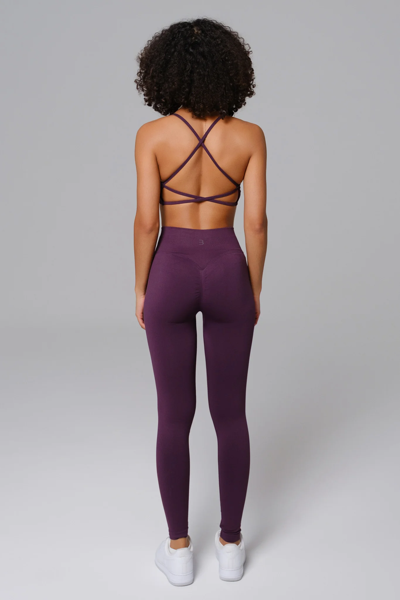 Briana Sports Bra - Purple - Image 4