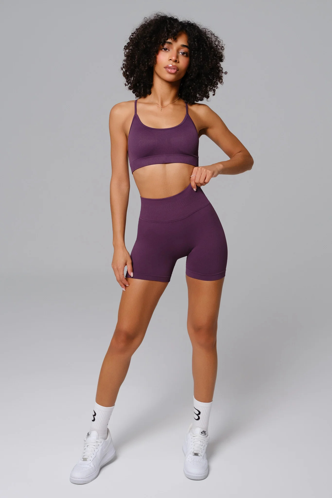 Briana Sports Bra - Purple - Image 6