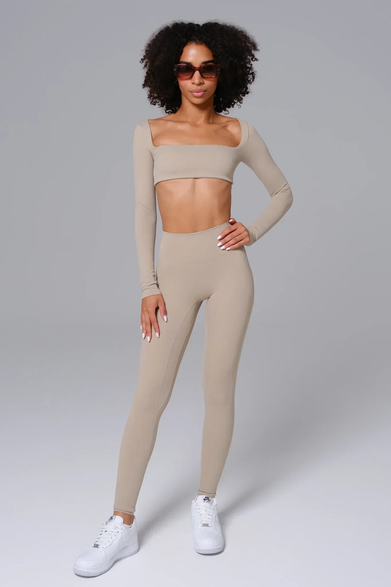 Camila Crop Top - Almond Tan (FINAL SALE) - Image 3