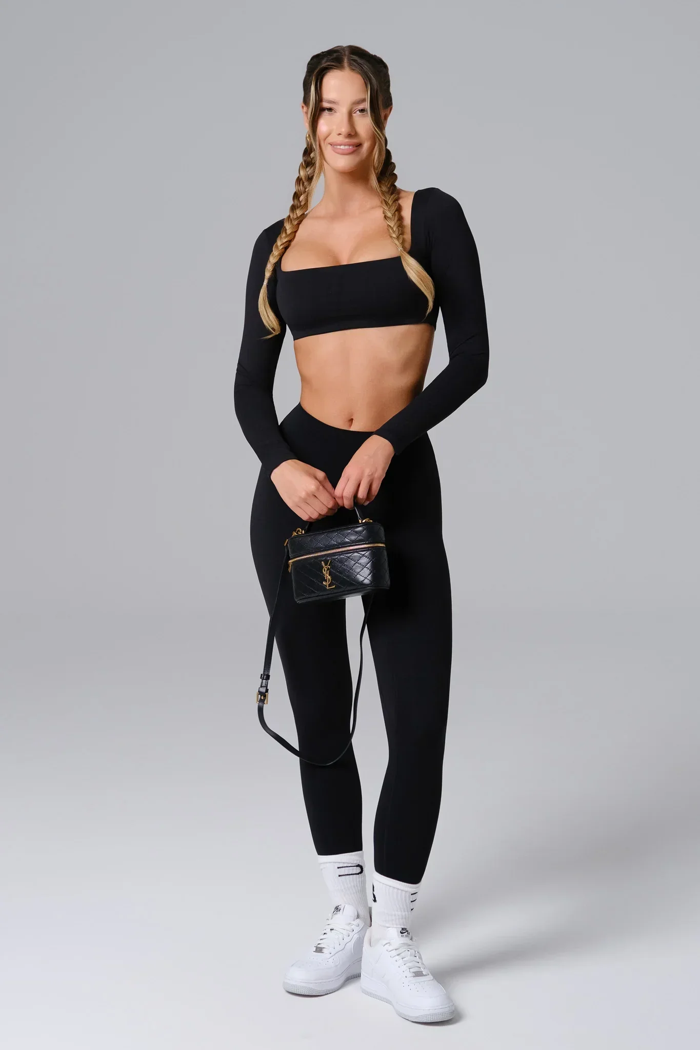 Camila Crop Top - Black - Image 5