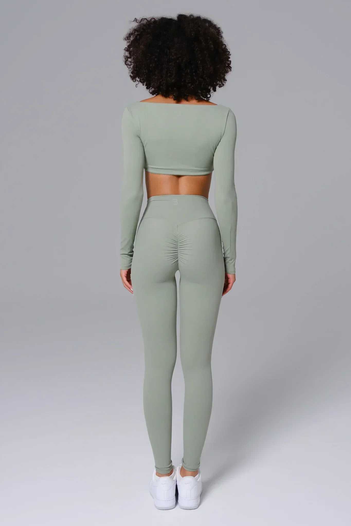 Camila Crop Top - Sage (FINAL SALE) - Image 4