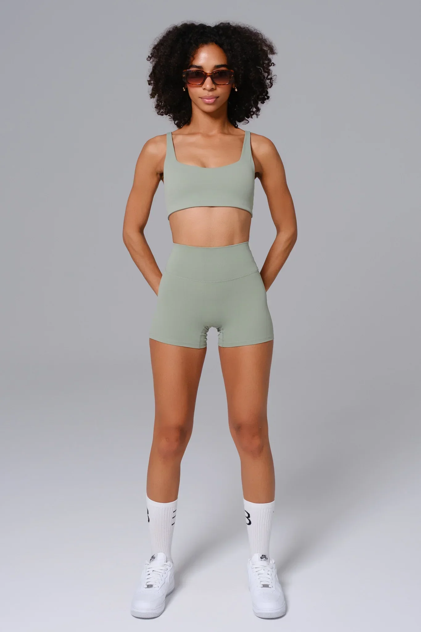 Camila Shorts - Sage (FINAL SALE) - Image 4