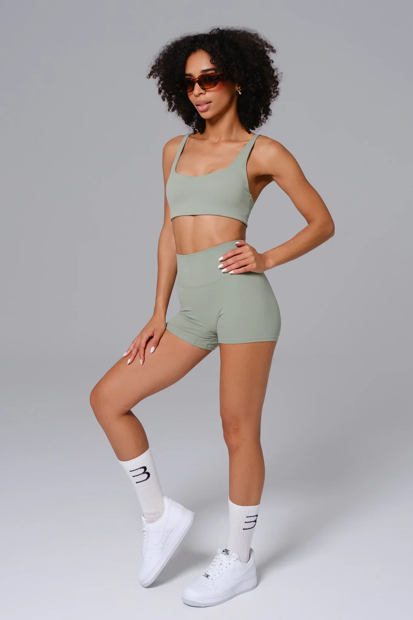 Camila Sports Bra - Sage (FINAL SALE) - Image 3