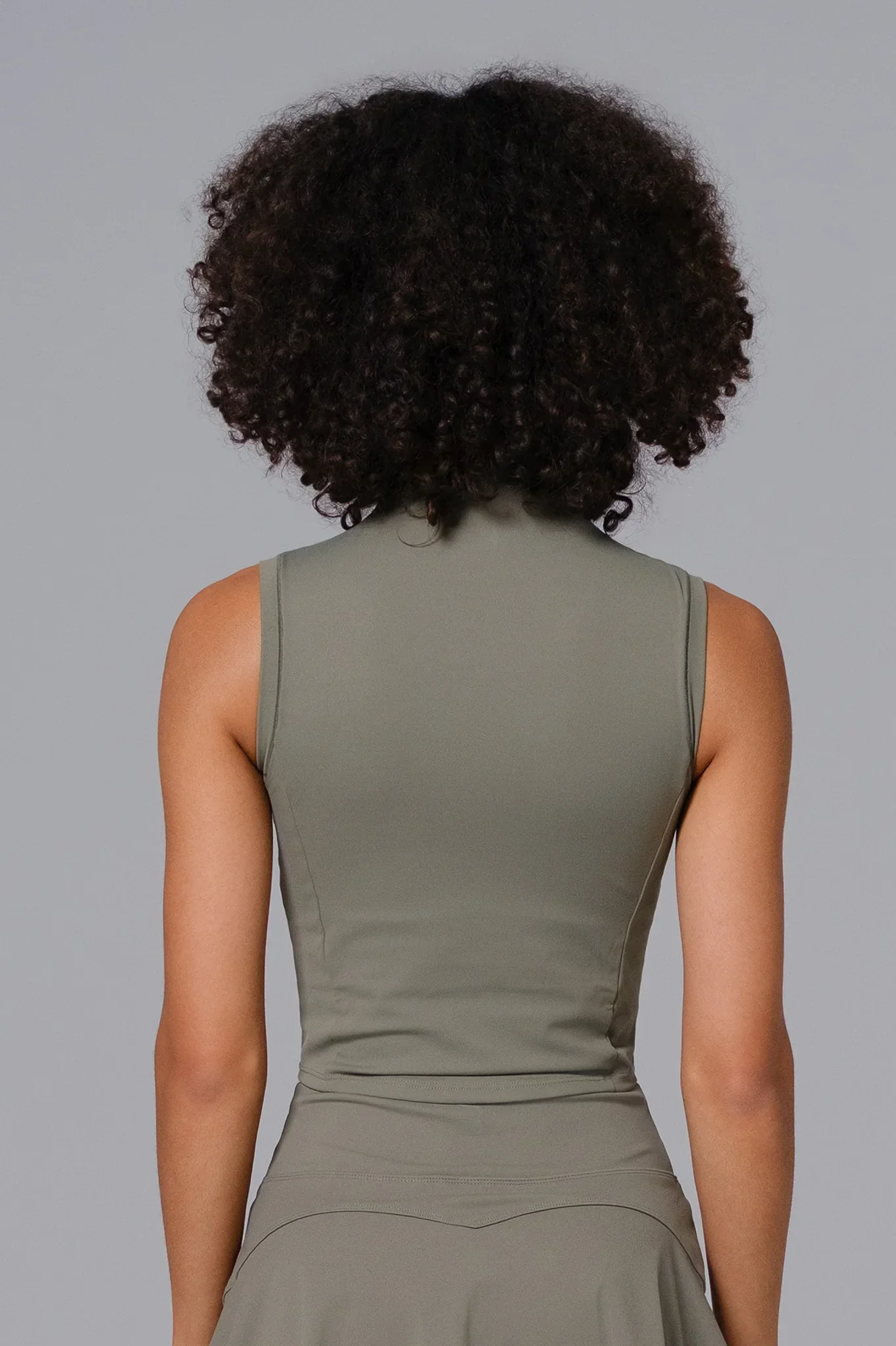 Colleen Crop Top - Ebony (FINAL SALE) - Image 2