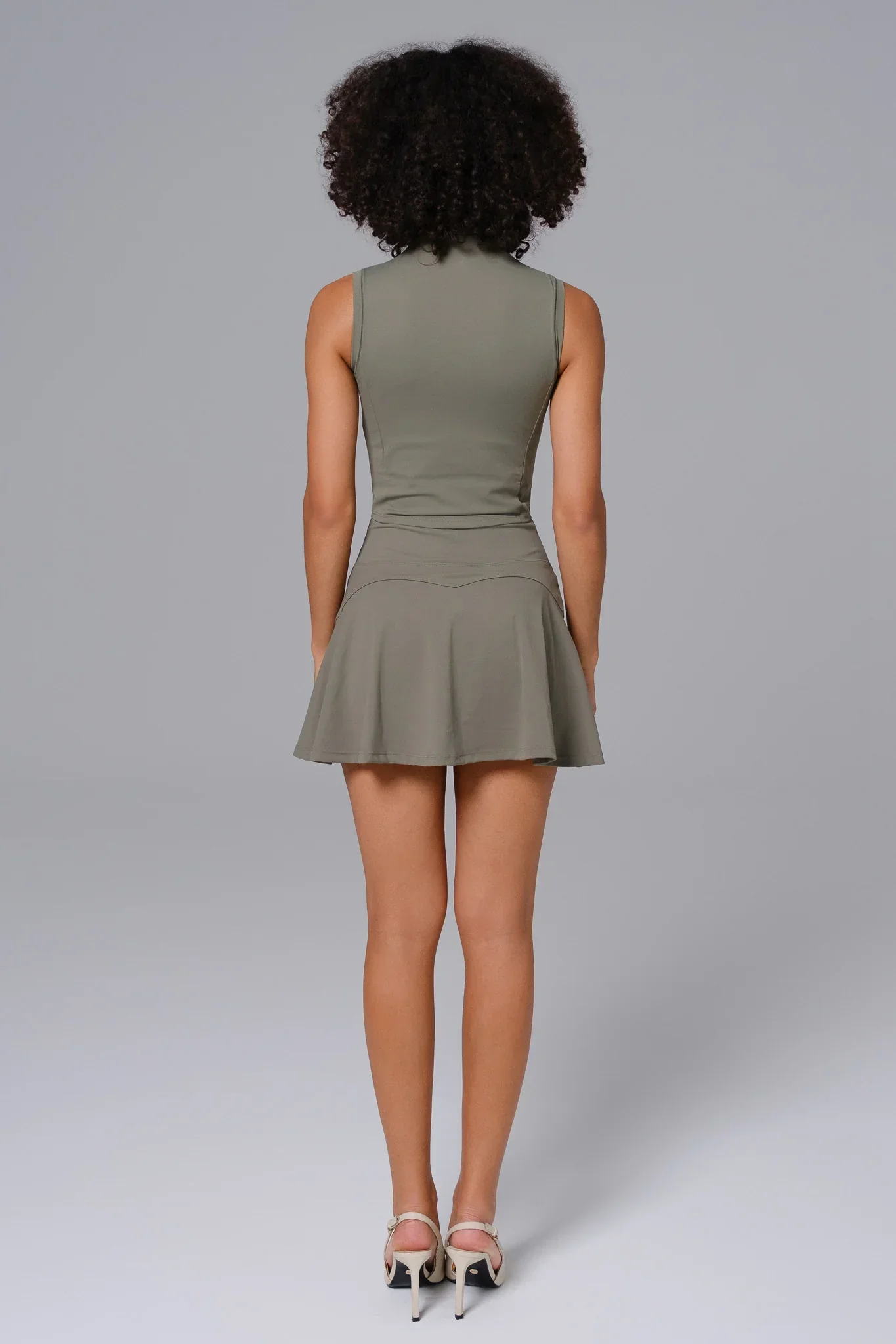 Colleen Mini Skirt - Ebony (FINAL SALE) - Image 4