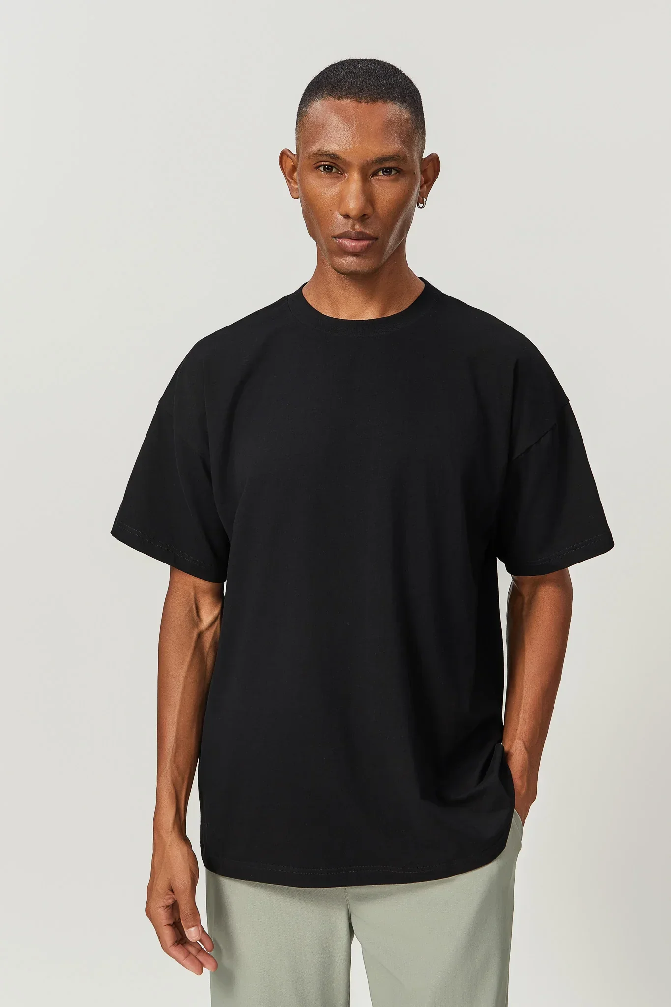 Cotton Jersey T-Shirt - Black (FINAL SALE)