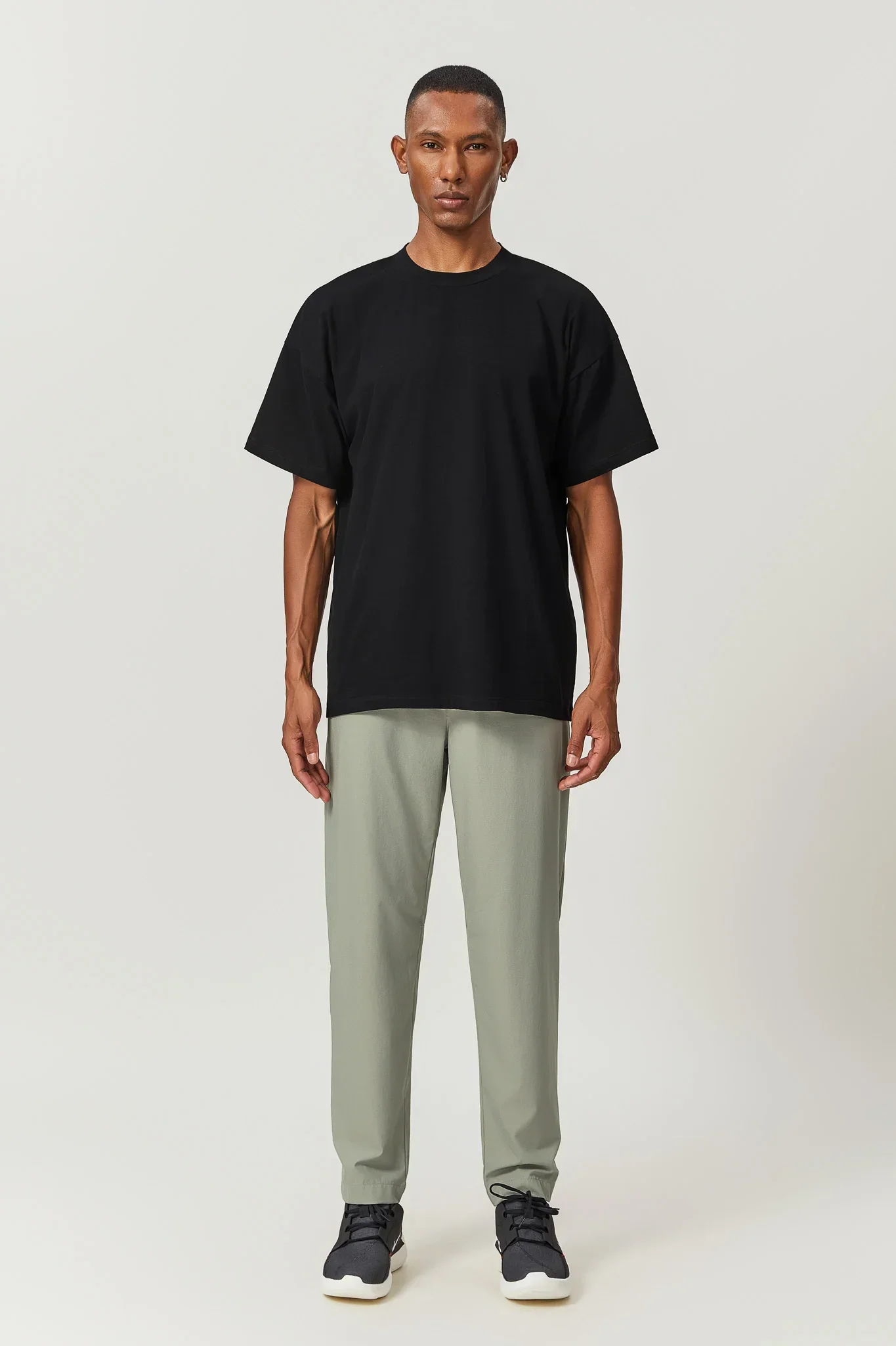 Cotton Jersey T-Shirt - Black (FINAL SALE) - Image 2