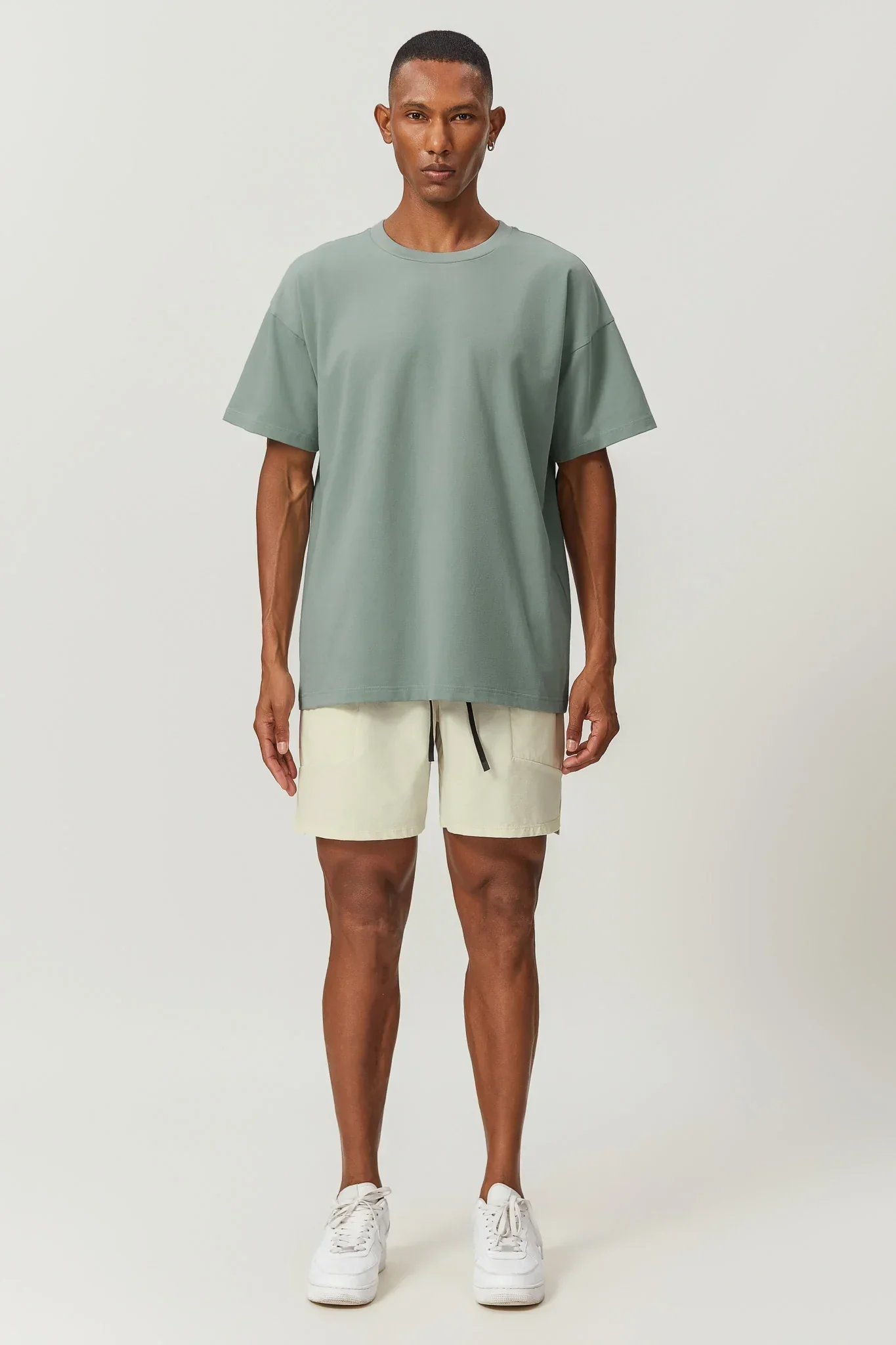 Cotton Jersey T-Shirt - Teal (FINAL SALE) - Image 2