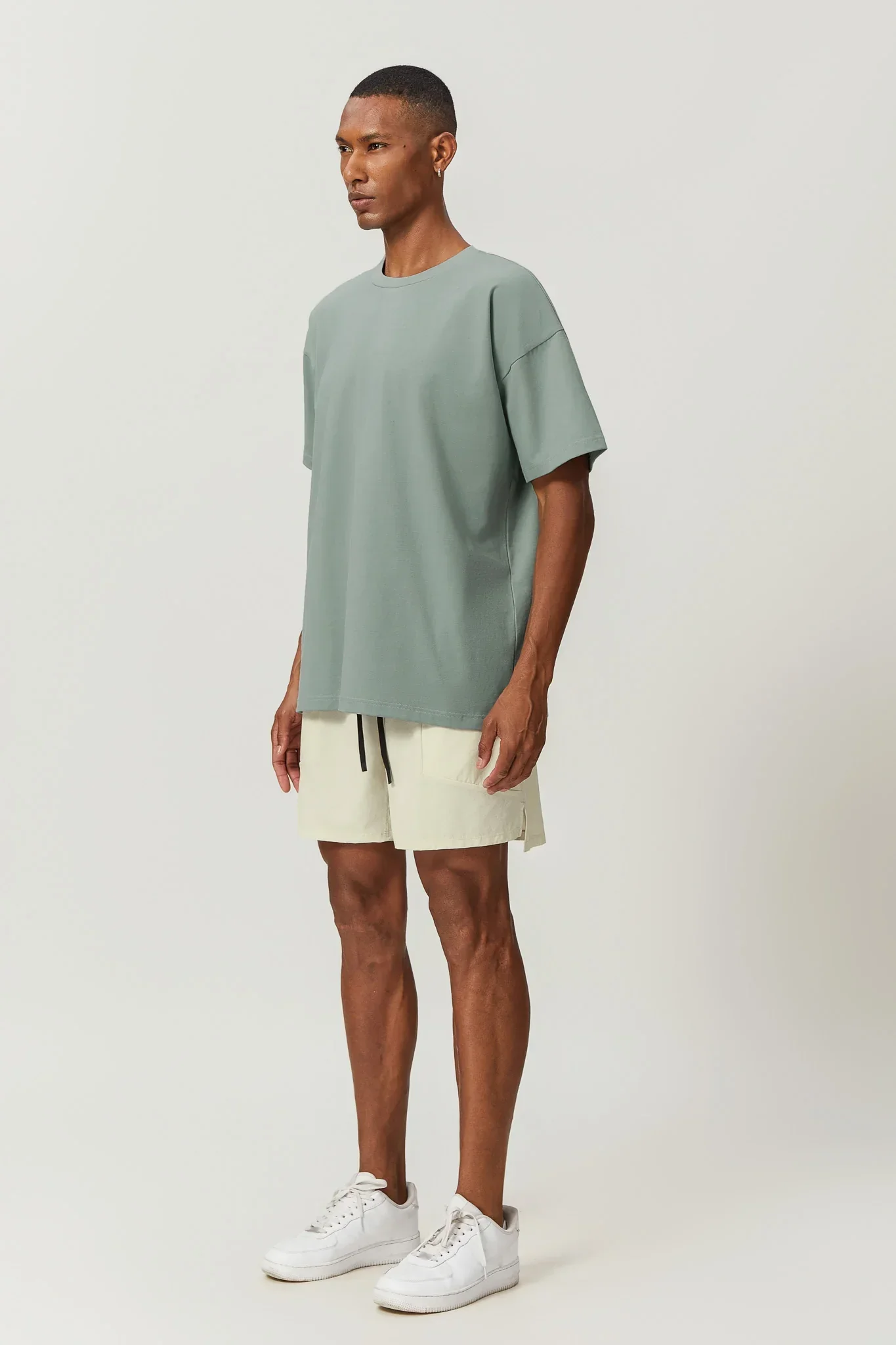 Cotton Jersey T-Shirt - Teal (FINAL SALE) - Image 3