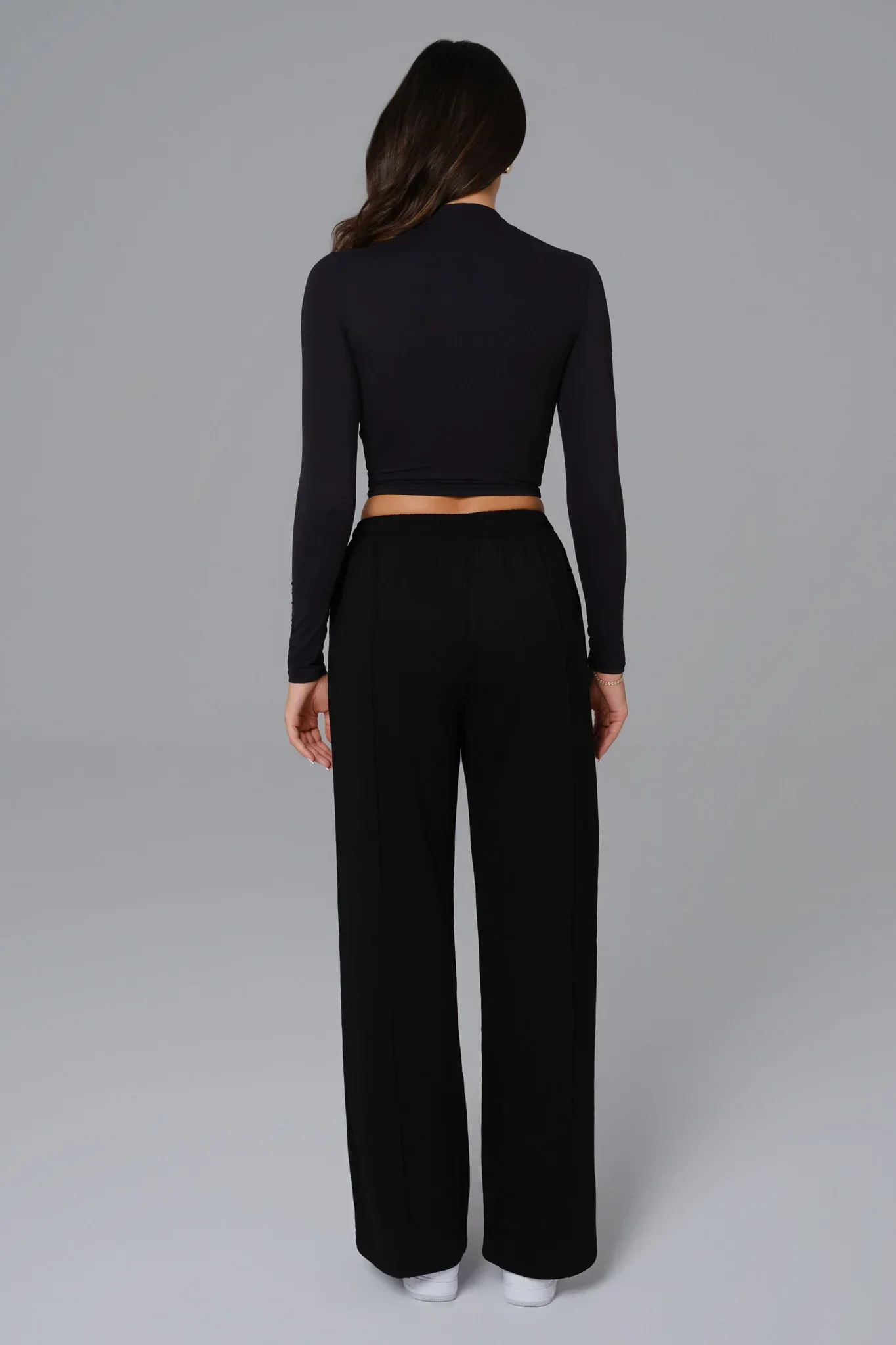 Ellie Long Sleeve Top - Black - Image 4