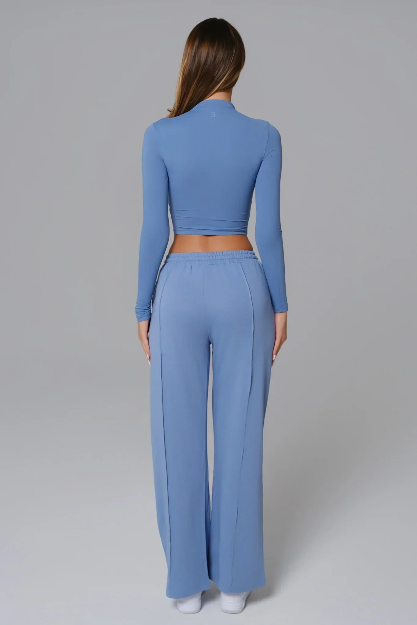 Ellie Long Sleeve Top - Parisian Blue - Image 5
