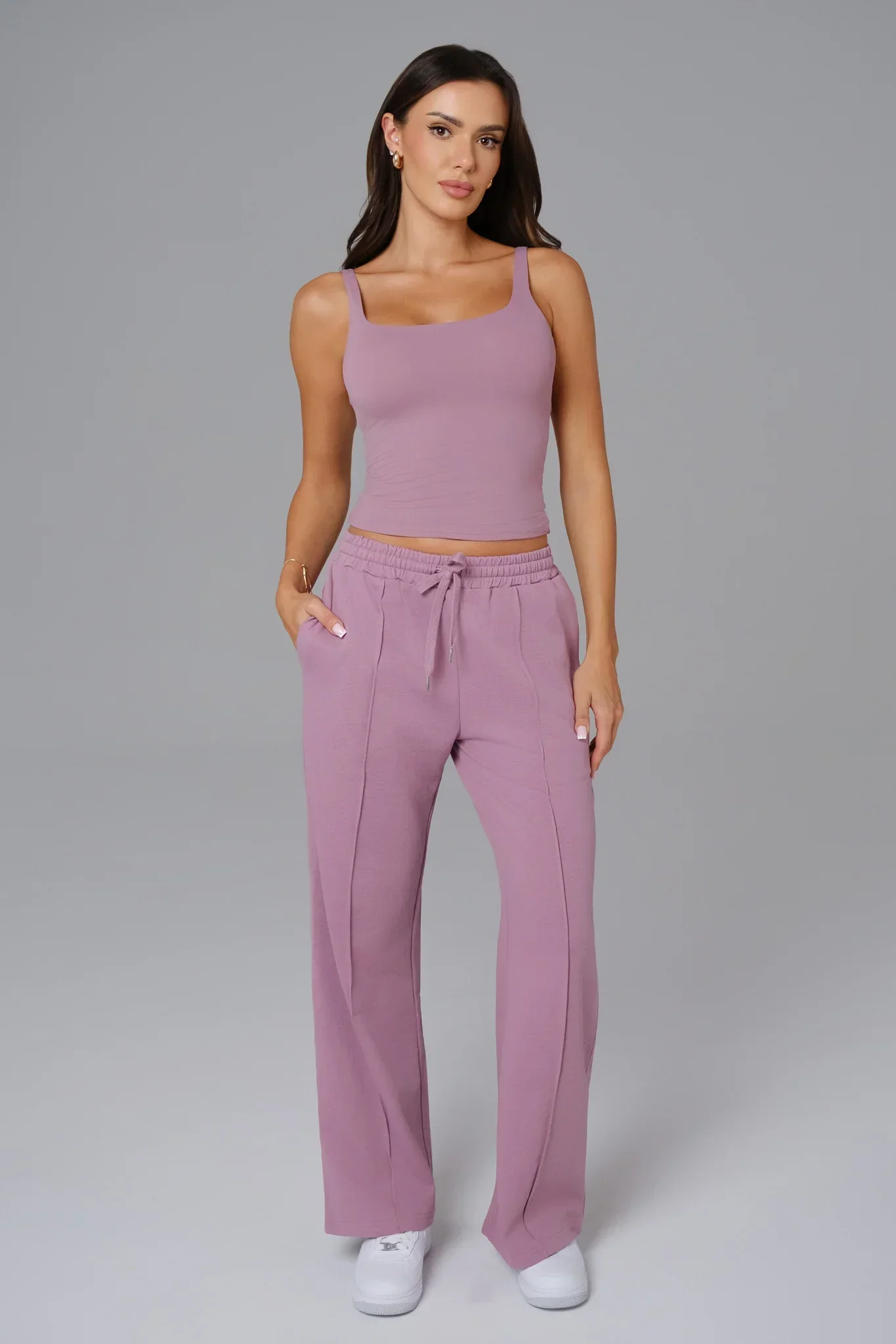 Ellie Sleeveless Top - Mauve Mist - Image 6