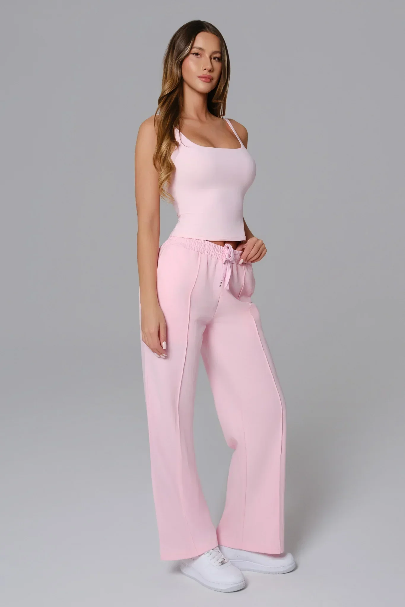 Ellie Sleeveless Top - Misty Rose - Image 5