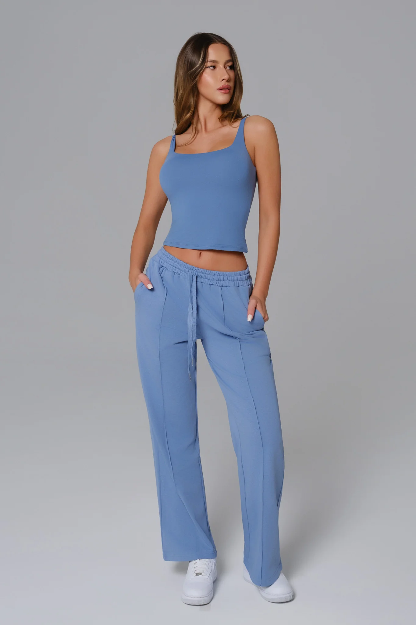 Ellie Sleeveless Set - Parisian Blue - Image 6
