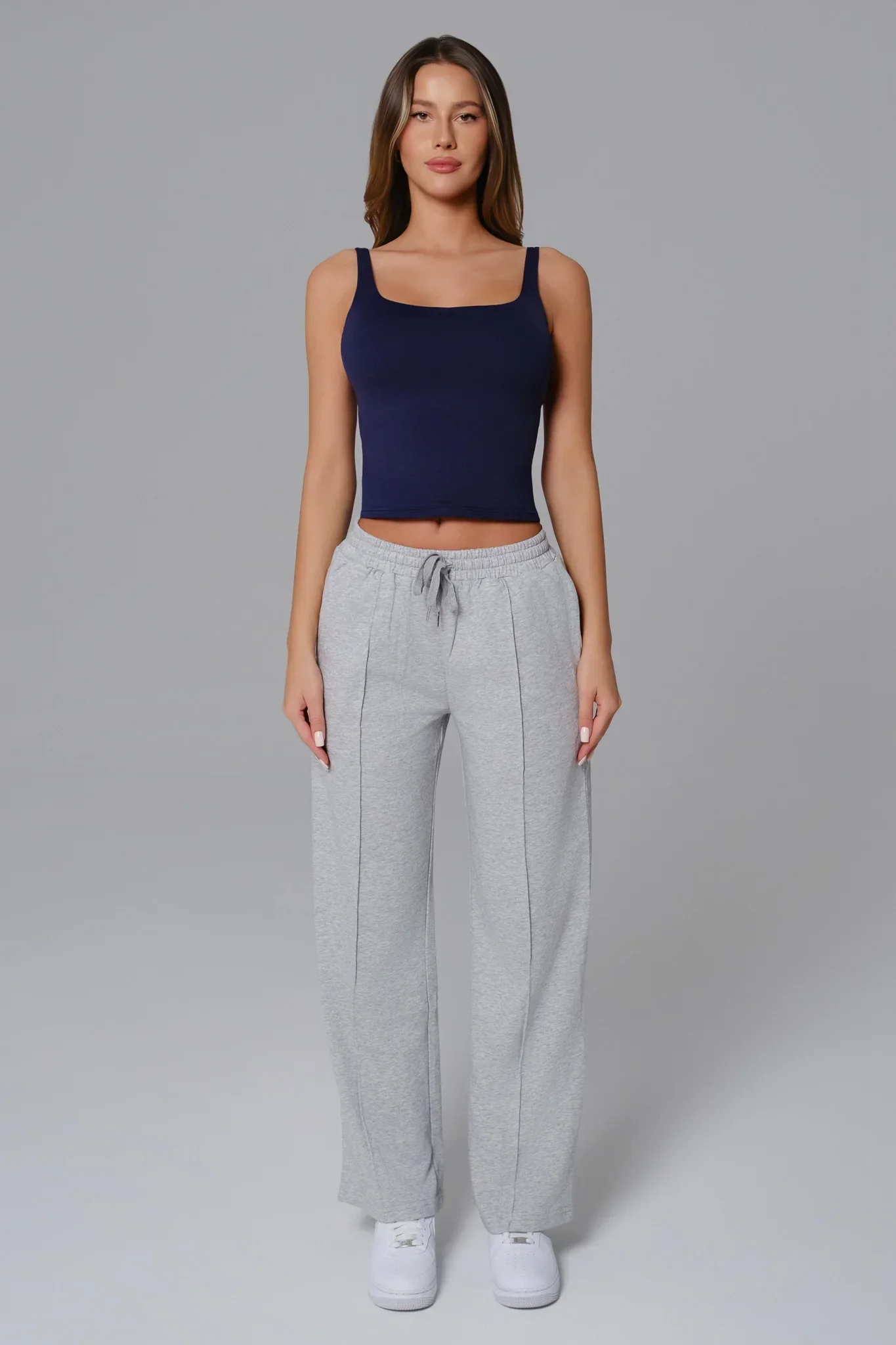 Ellie Sleeveless Top - Deep Navy - Image 6