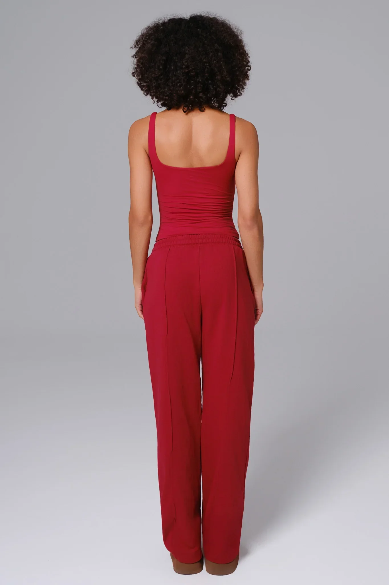 Ellie Sleeveless Top - Maroon (FINAL SALE) - Image 4