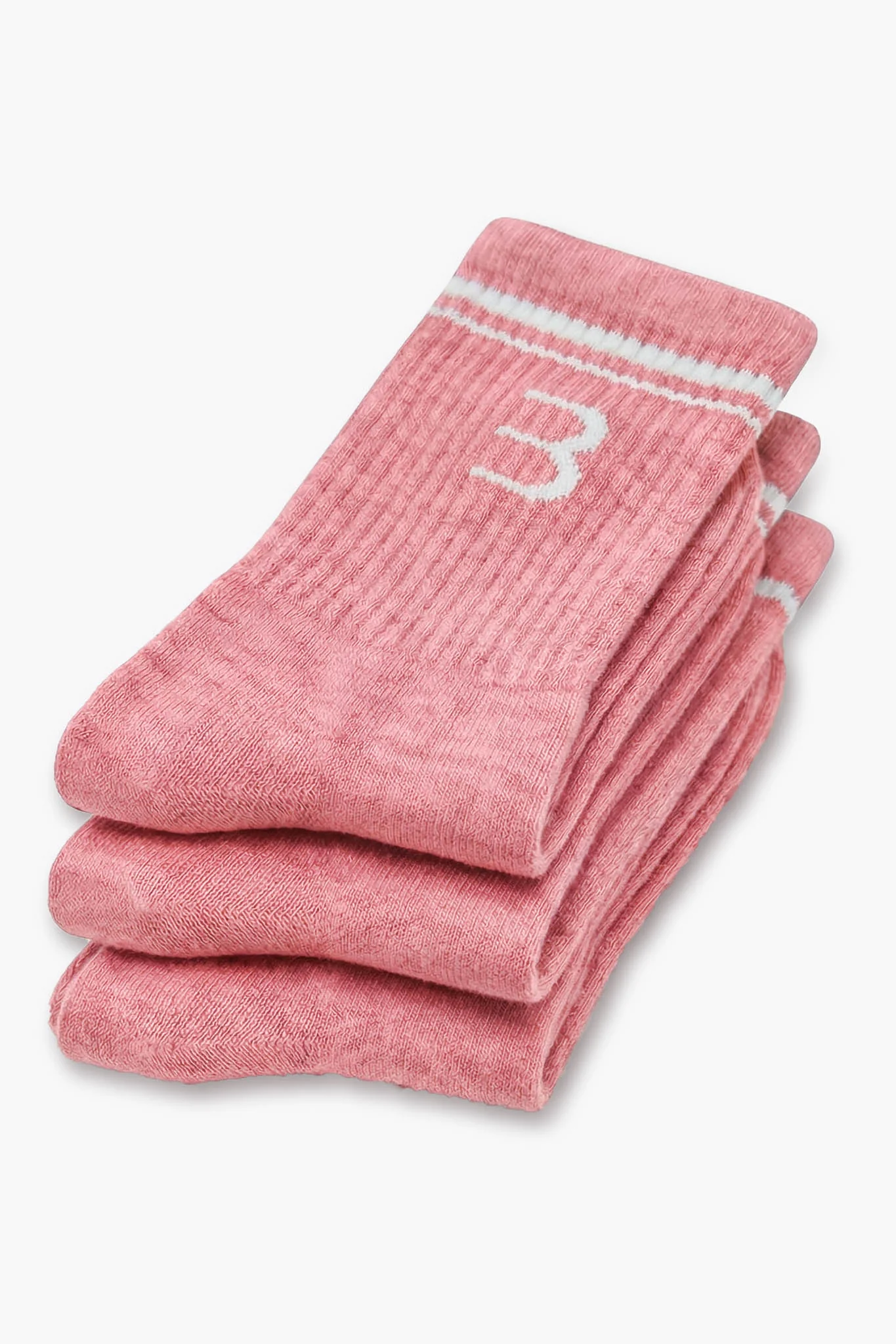 Essential Socks 3-Pack - Dusty Rose - Image 3