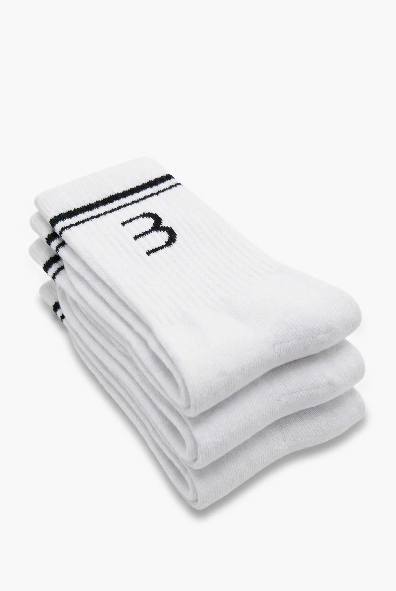 Essential Socks 3-Pack - White - Image 2
