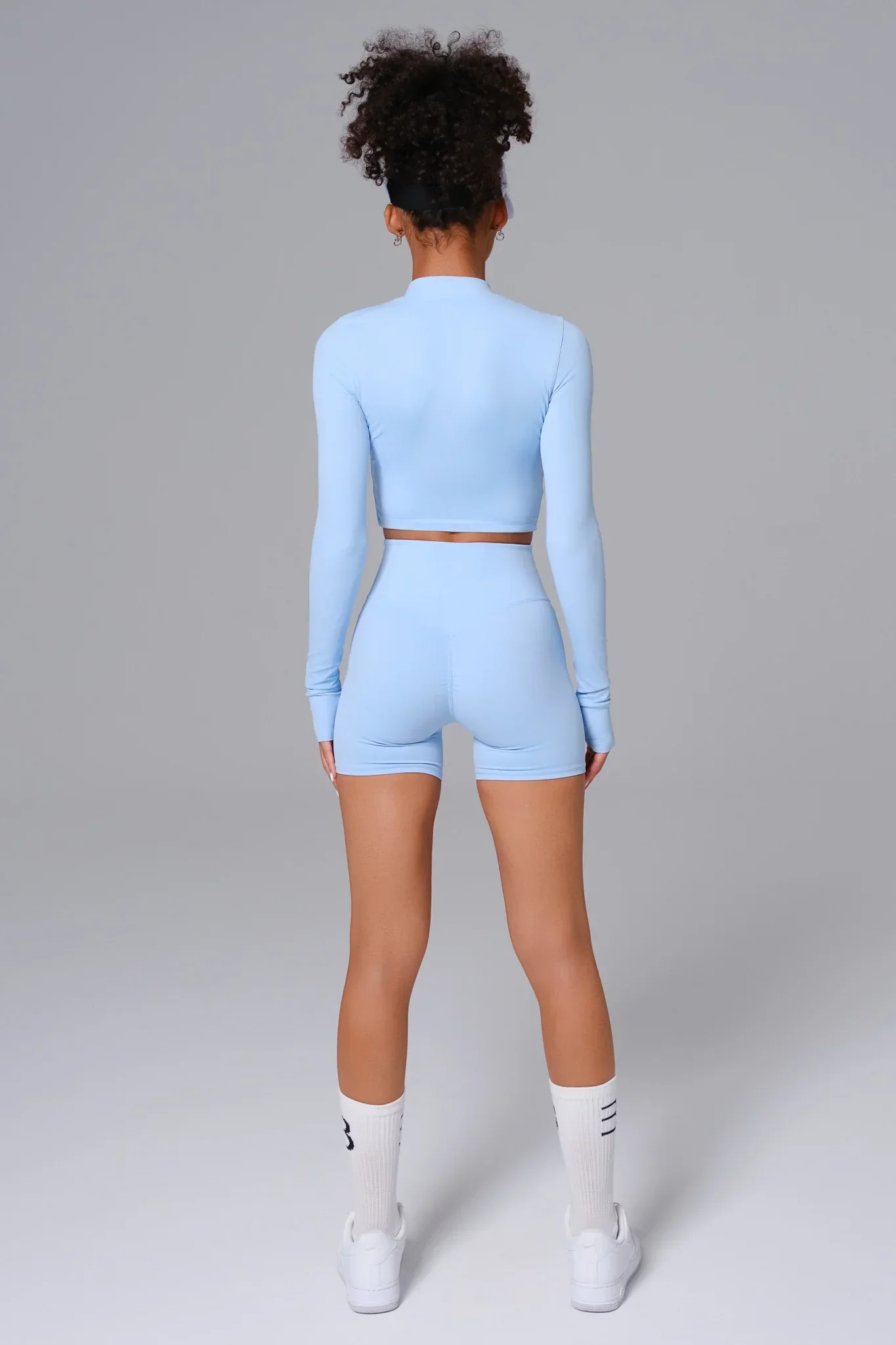 Flex Crop Jacket - Ice Blue - Image 4