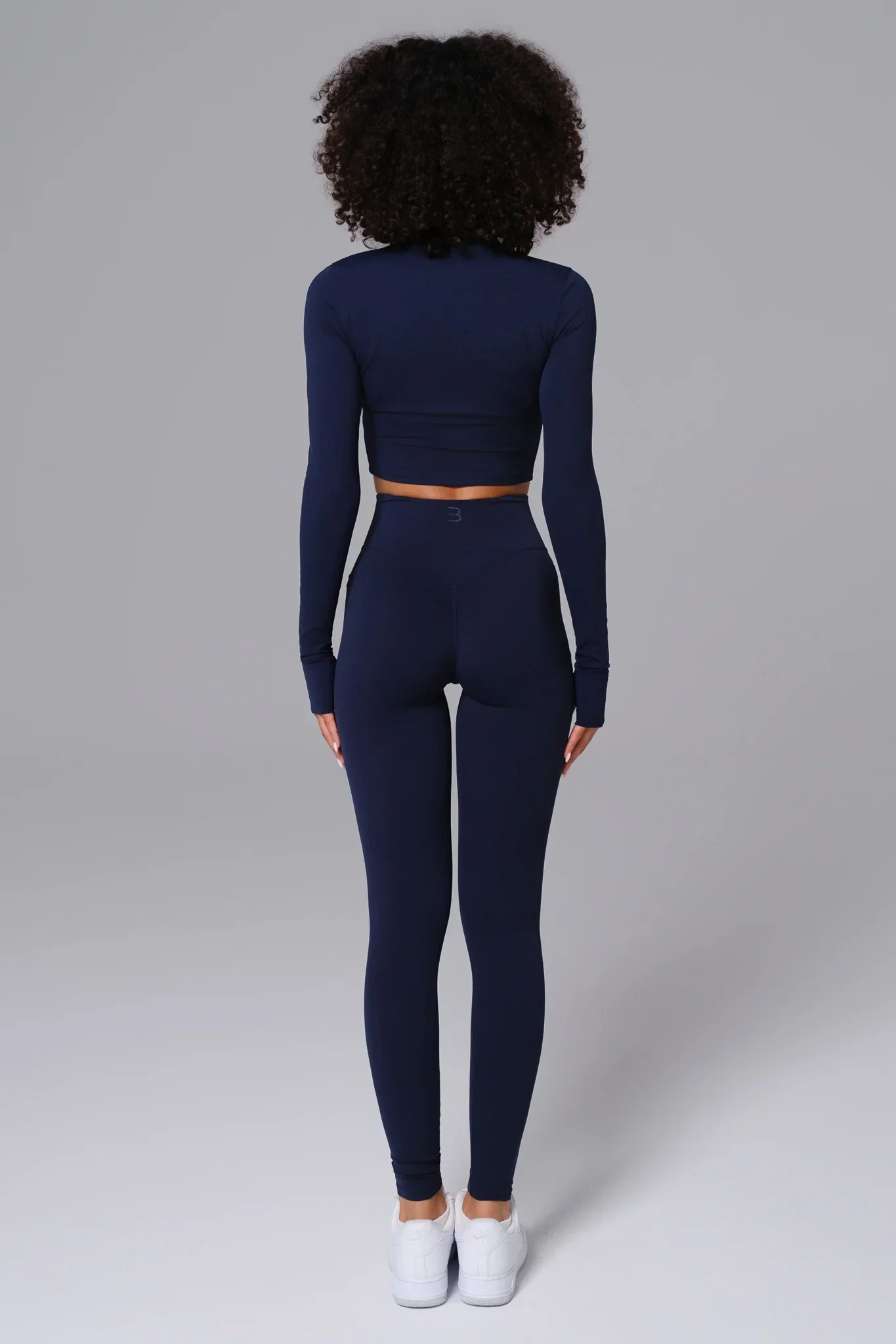 Flex Crop Jacket - Navy - Image 4