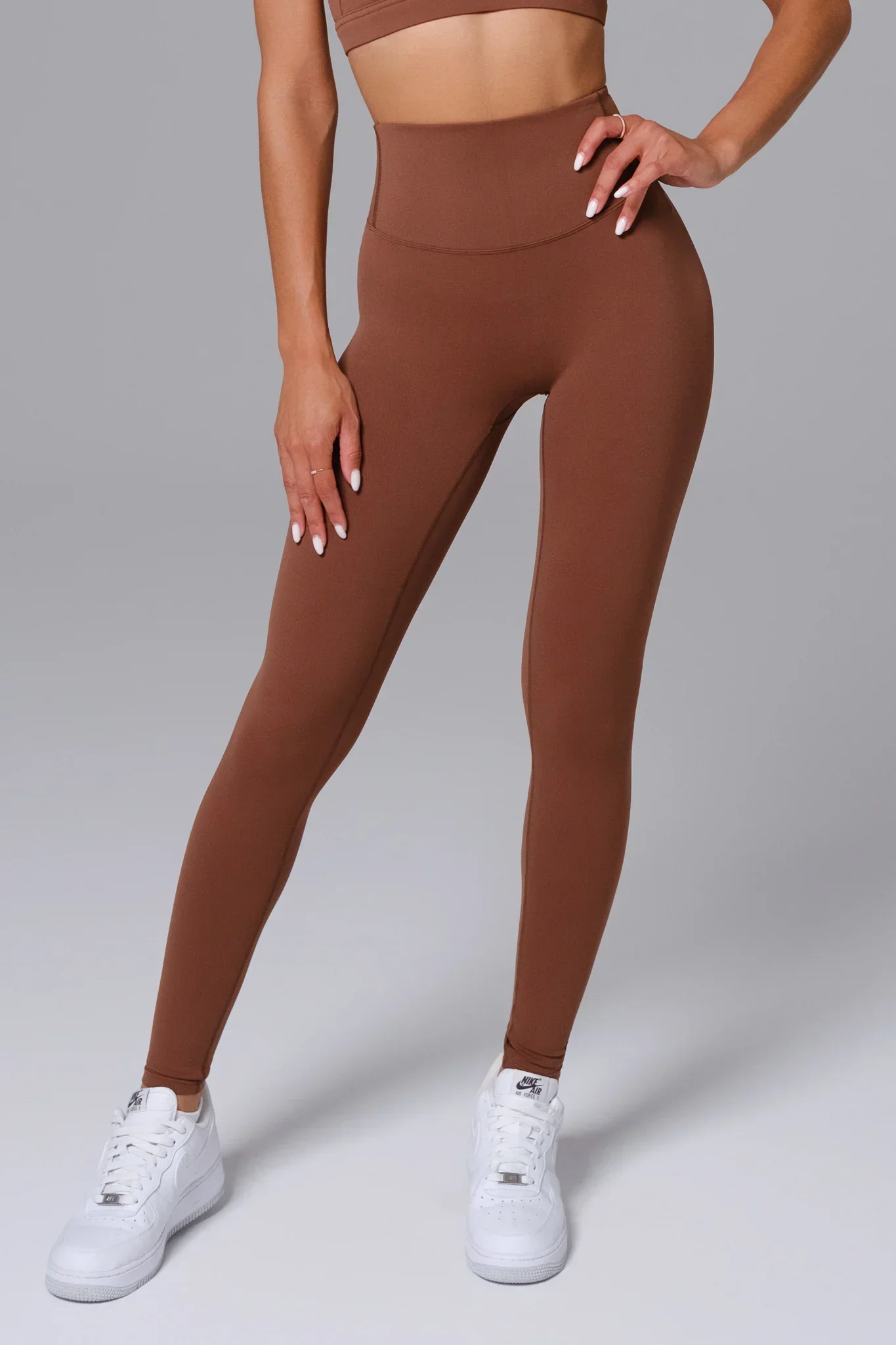 Flex Leggings - Cocoa (FINAL SALE) - Image 2