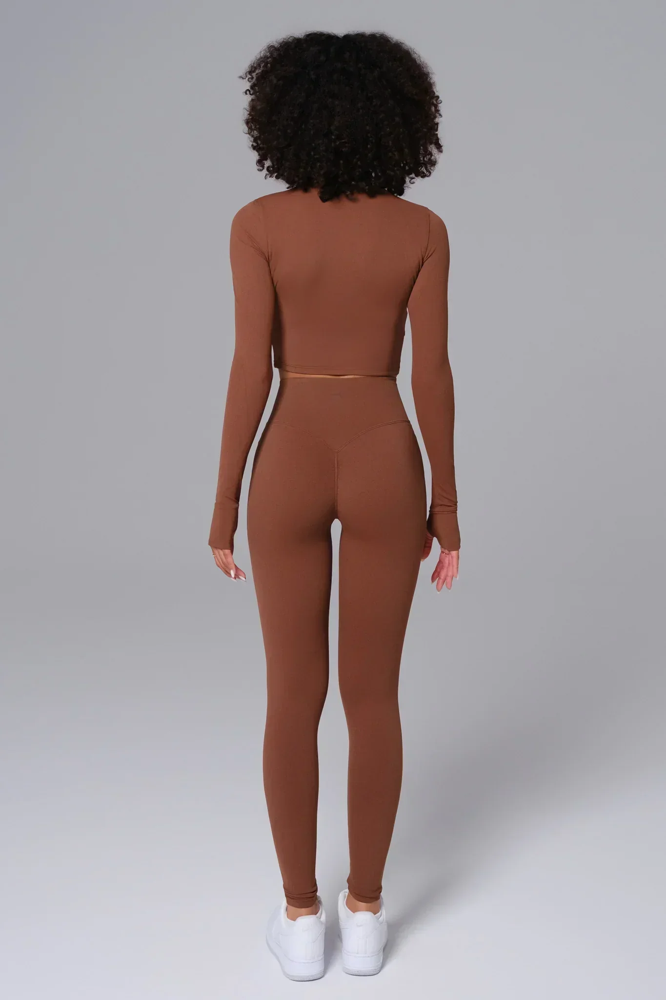 Flex Crop Jacket - Cocoa (FINAL SALE) - Image 4