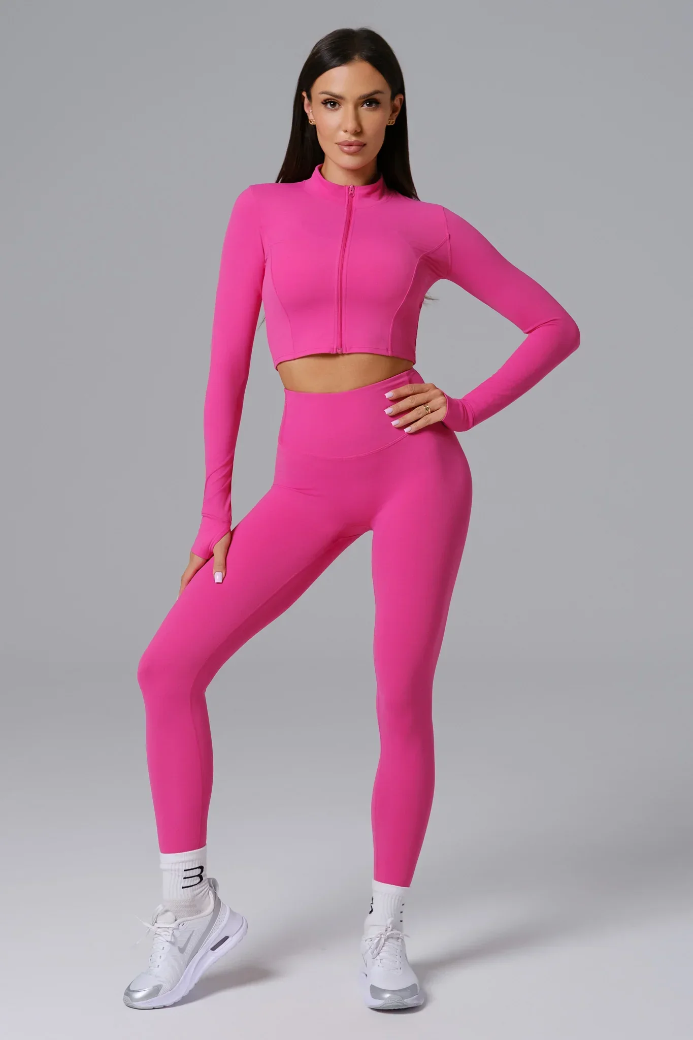 Flex Leggings - Magenta - Image 5