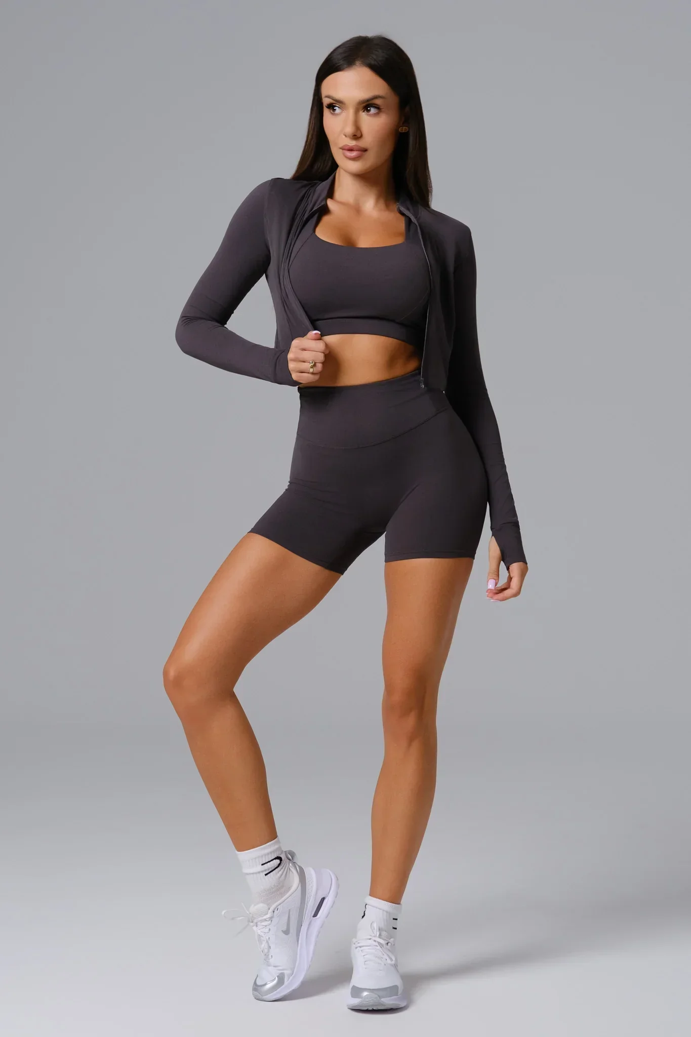 Flex Shorts - Charcoal - Image 3