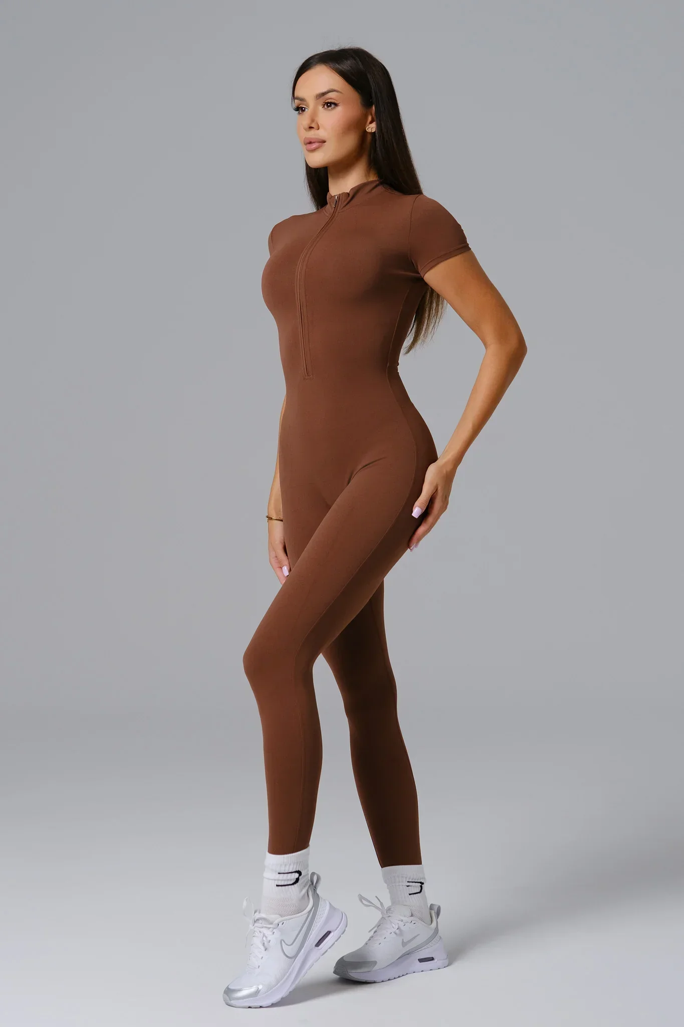 Hailey Jumpsuit - Cocoa - Image 4