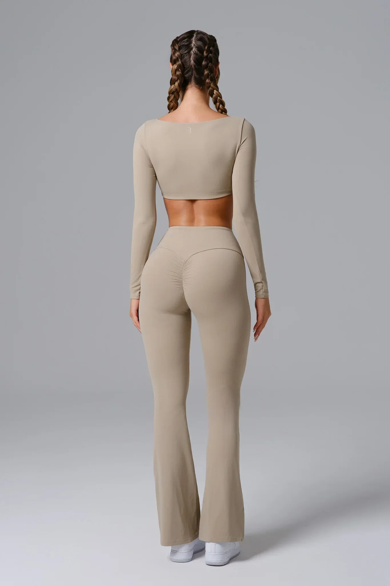Haven Crop Top - Almond Tan - Image 4