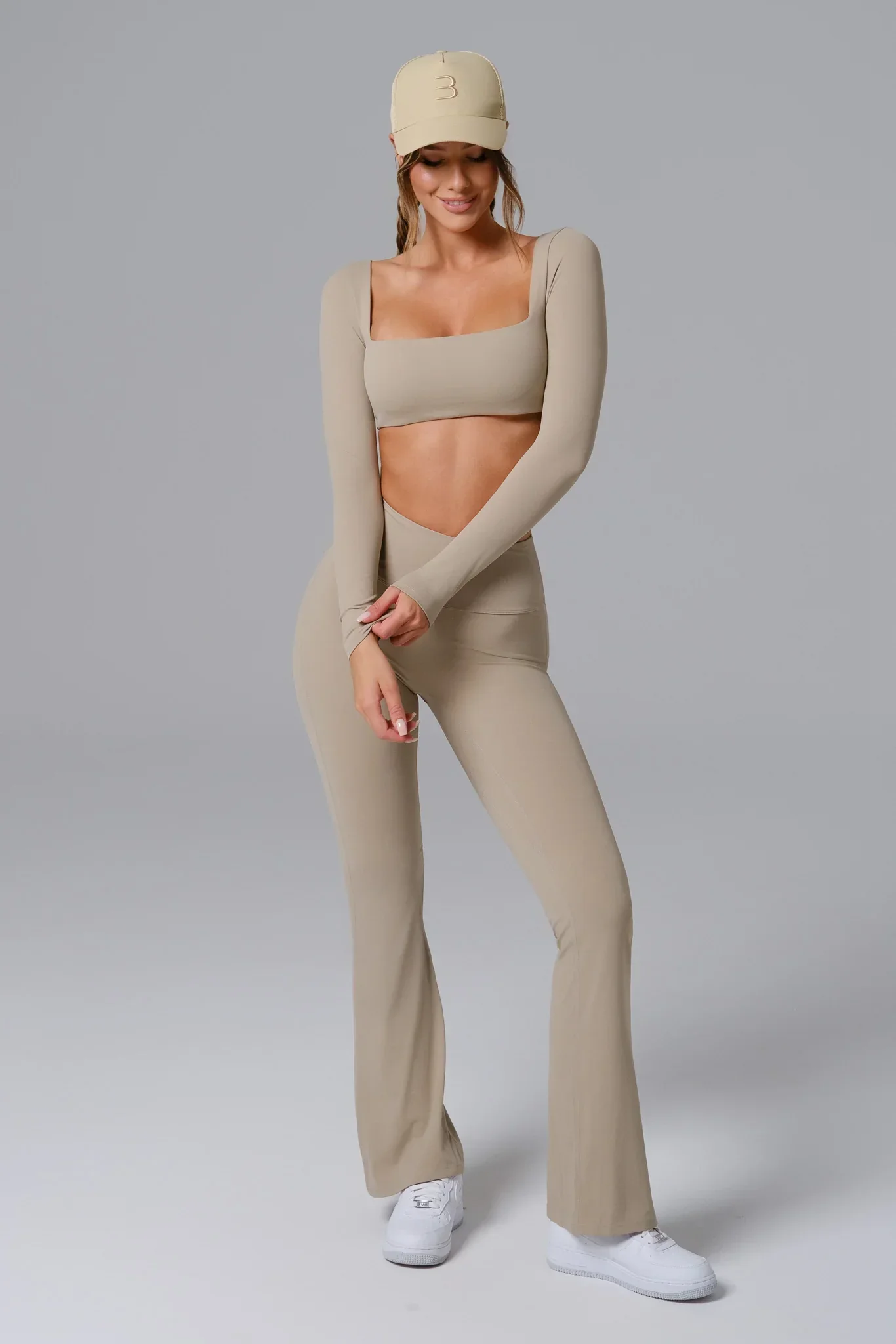 Haven Crop Top - Almond Tan - Image 5