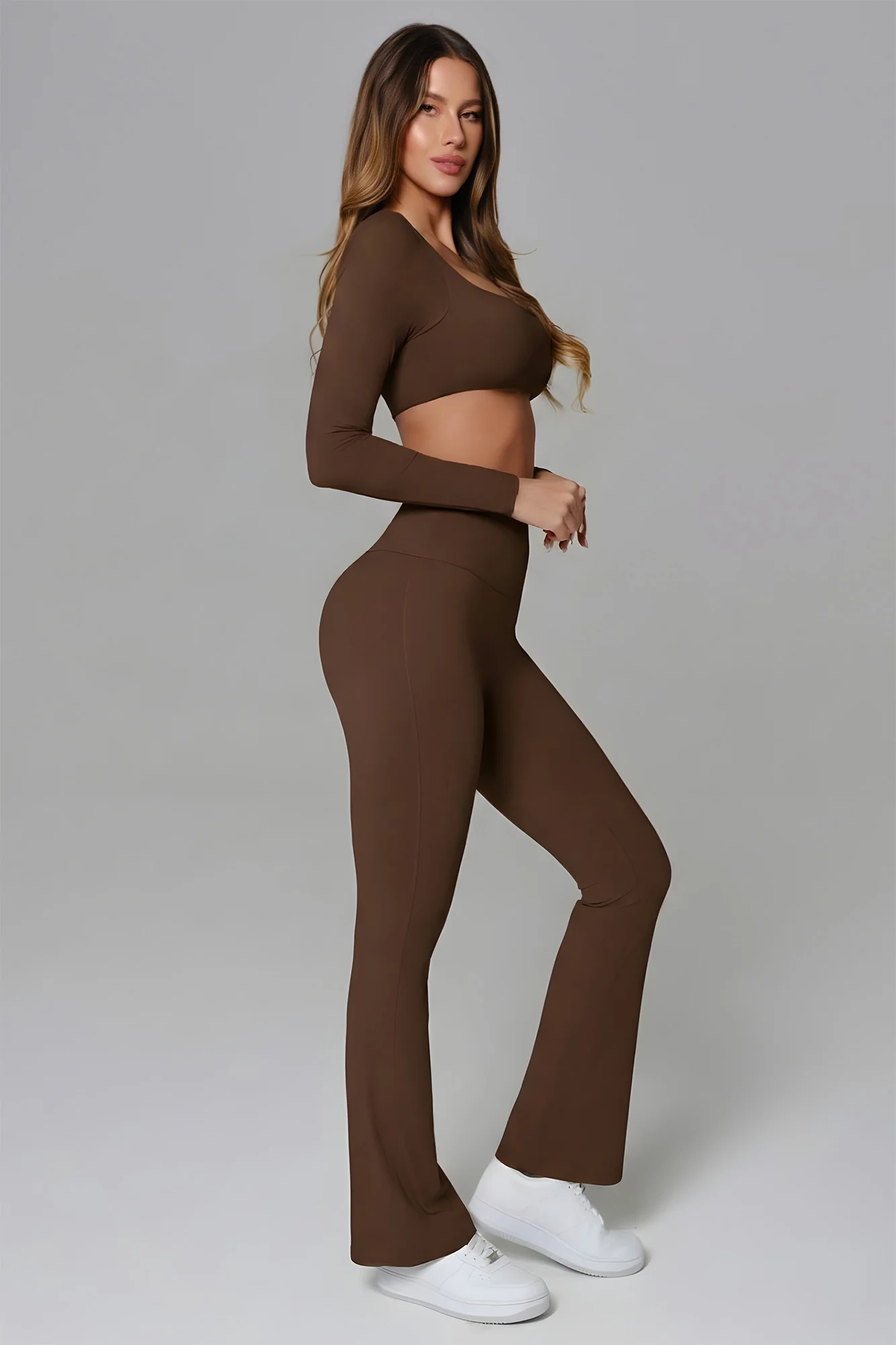 Haven Crop Top - Cocoa - Image 4