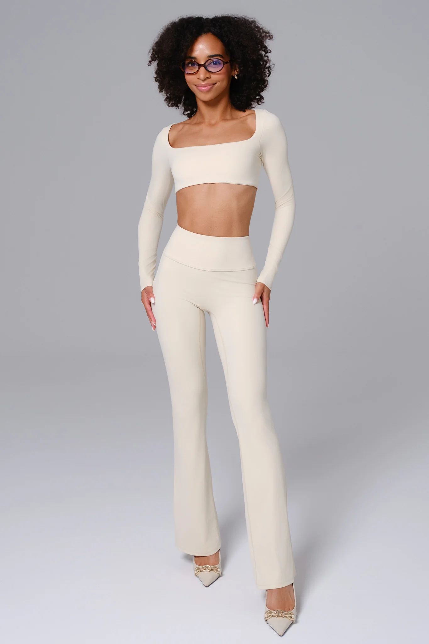 Haven Crop Set - Cream - Image 3