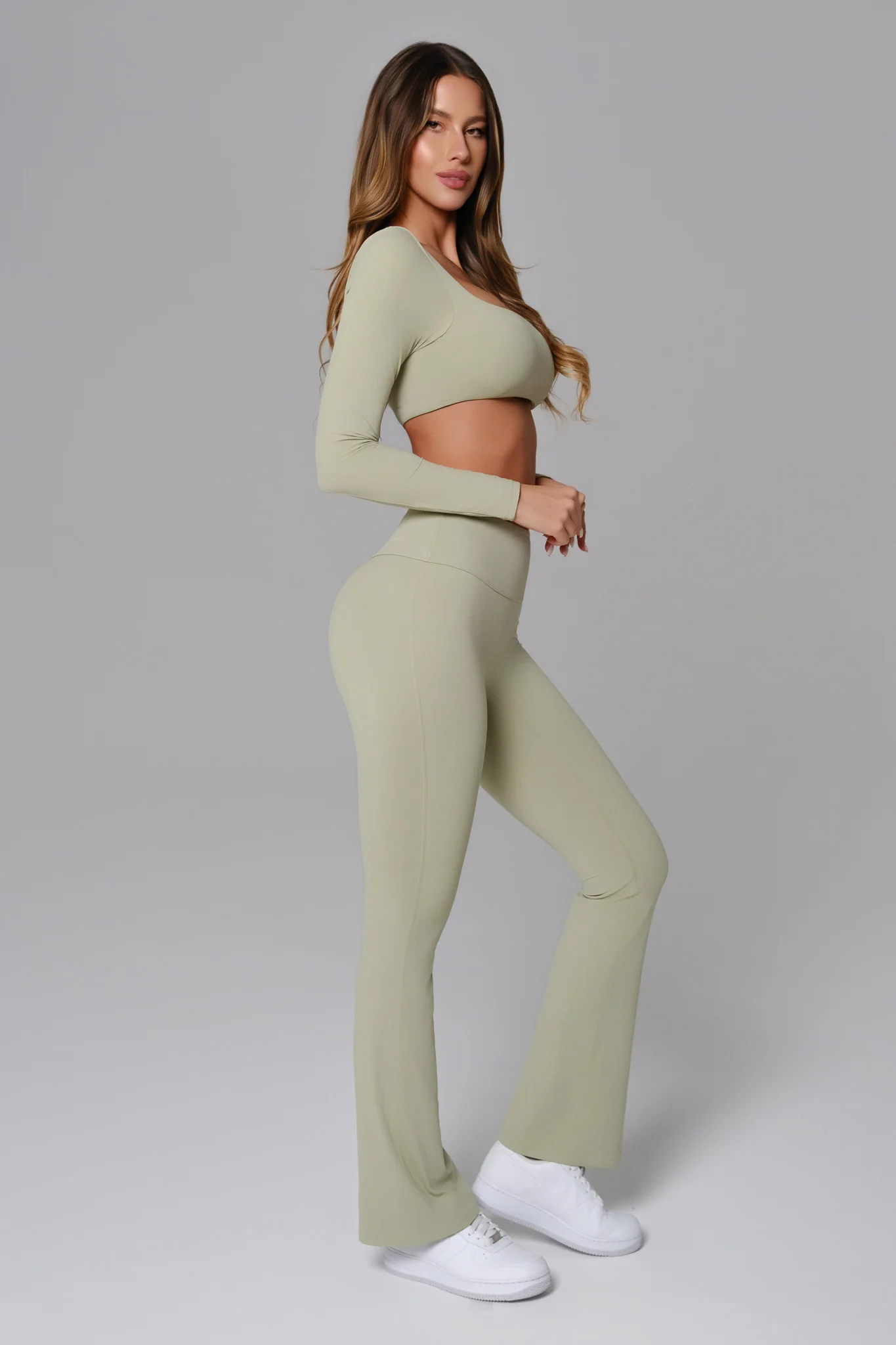 Haven Crop Top - Pistachio - Image 4