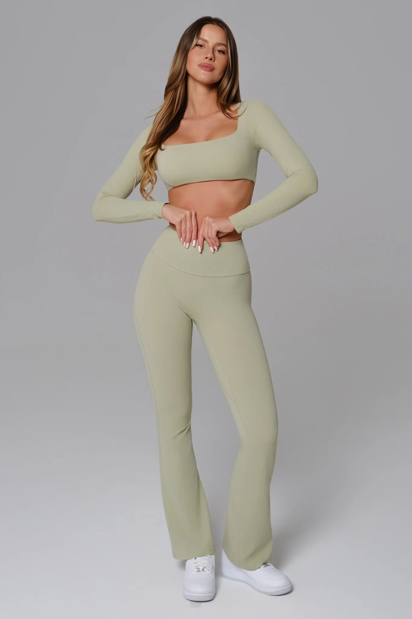 Haven Crop Top - Pistachio - Image 3