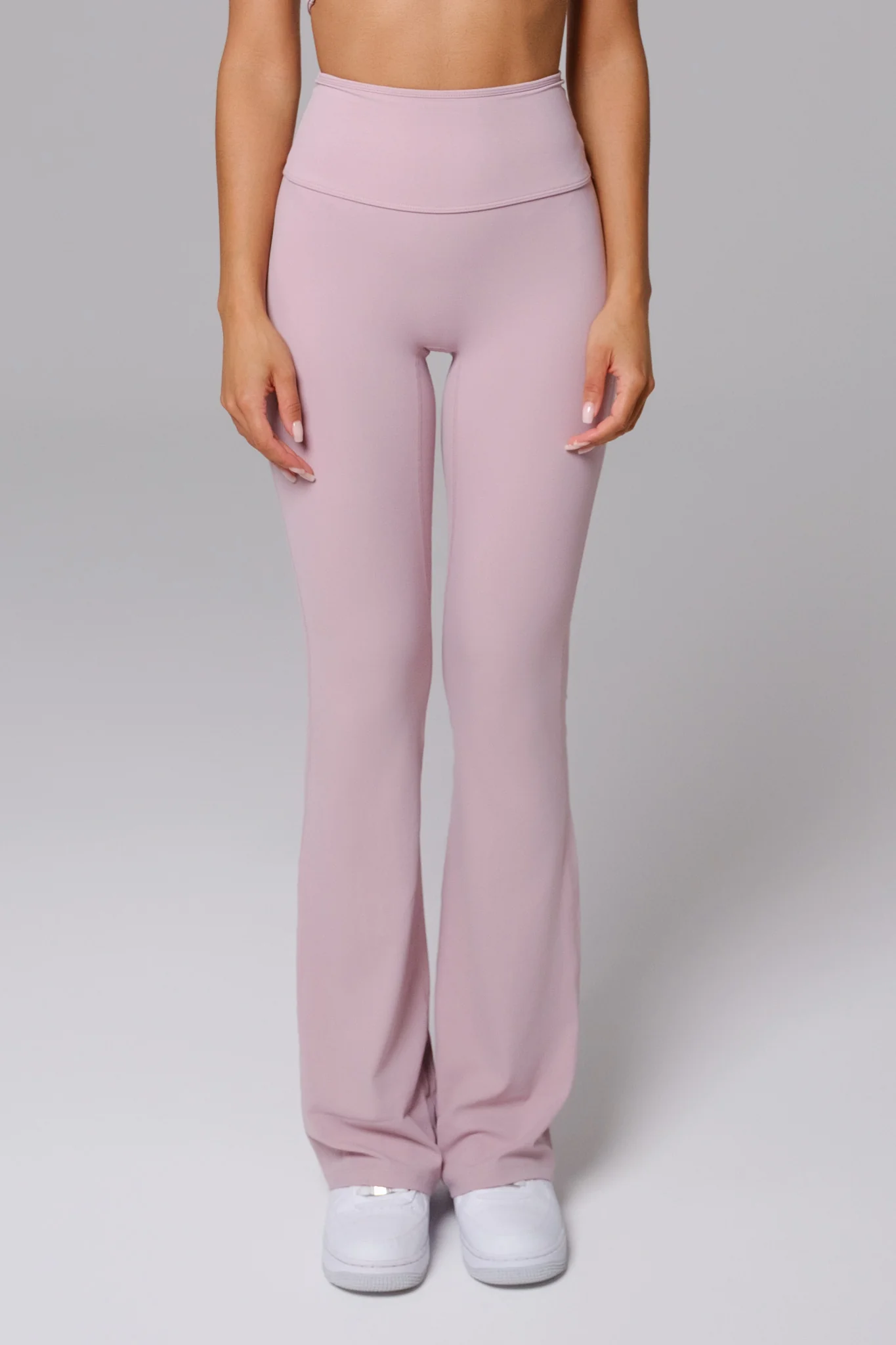 Haven Flare Leggings - Rose Quartz (FINAL SALE) - Image 2